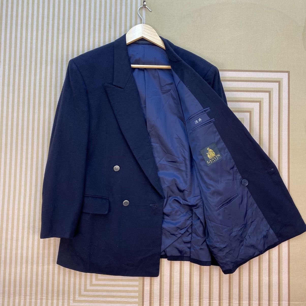 Lanvin 🫶Vintage Lanvin Double Breasted Jacket Size US M / EU 48-50 / 2 - 3 Thumbnail