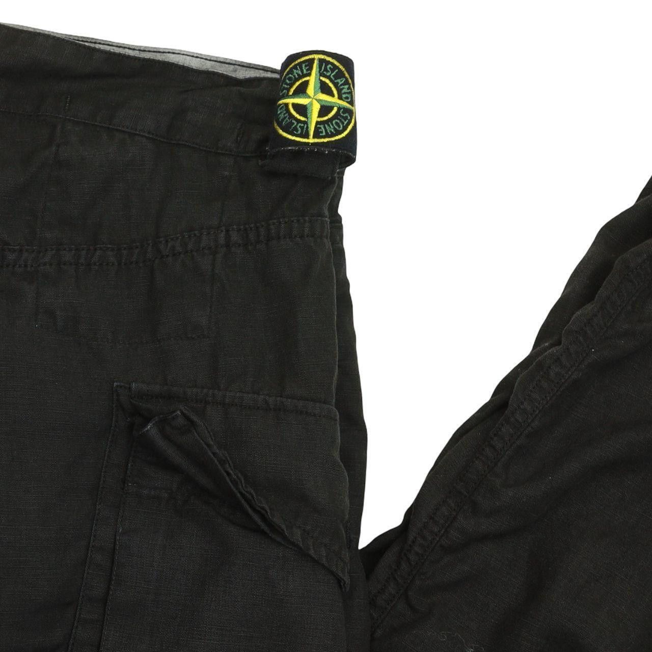 Stone Island Stone Island S/S 07 Lino Flax Badge Cargo Pants Size US 34 / EU 50 - 3 Thumbnail