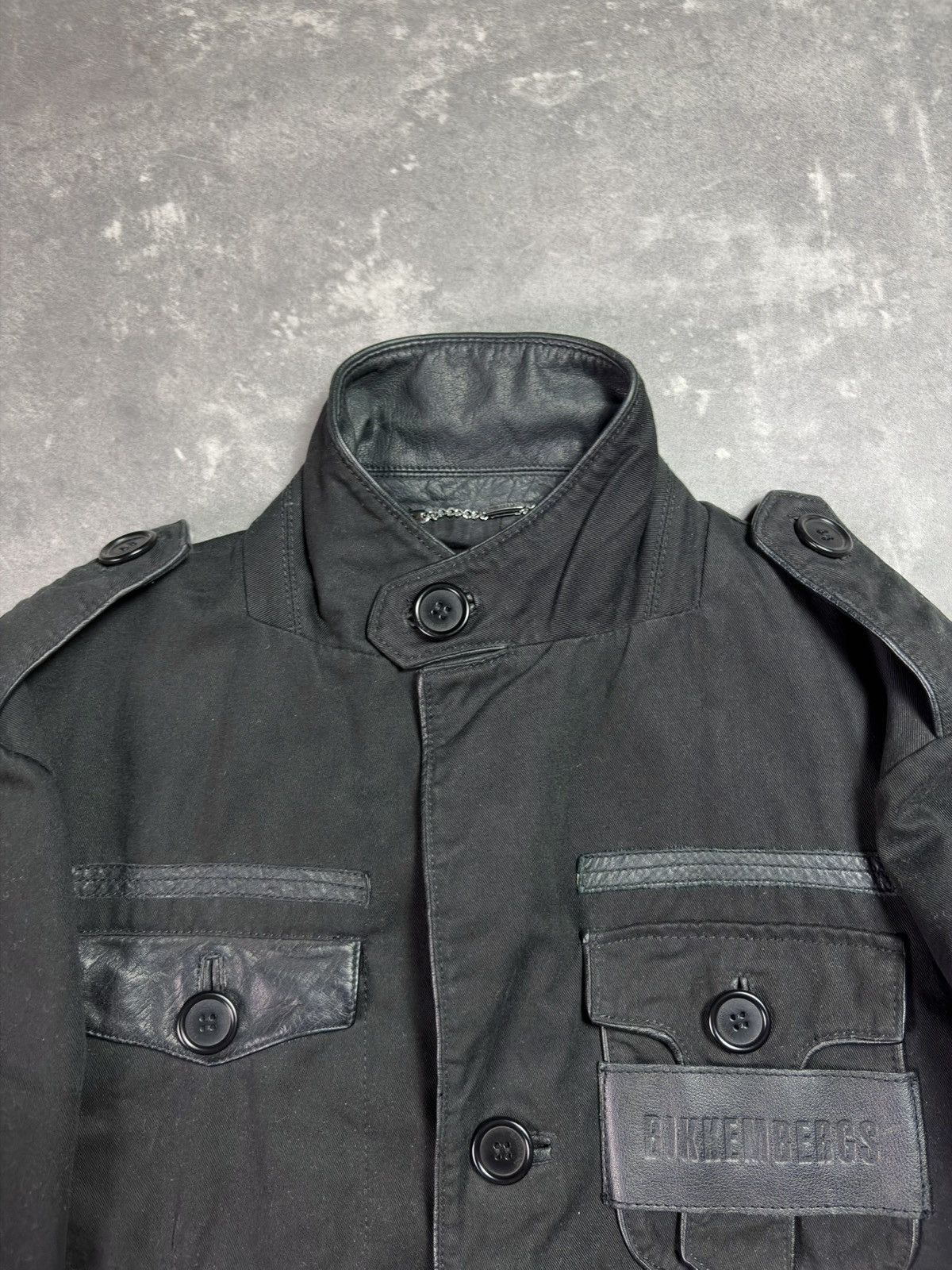 Dirk Bikkembergs Dirk Bikkembergs Leather Elements Blazer Cut Jacket 48 M Size US M / EU 48-50 / 2 - 11 Thumbnail