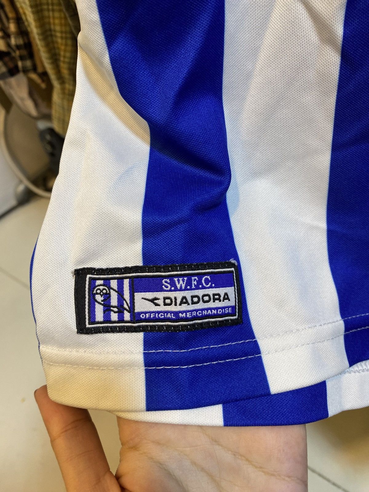 Diadora Vintage Sheffield Wednesday Home Kit Size US XL / EU 56 / 4 - 4 Thumbnail