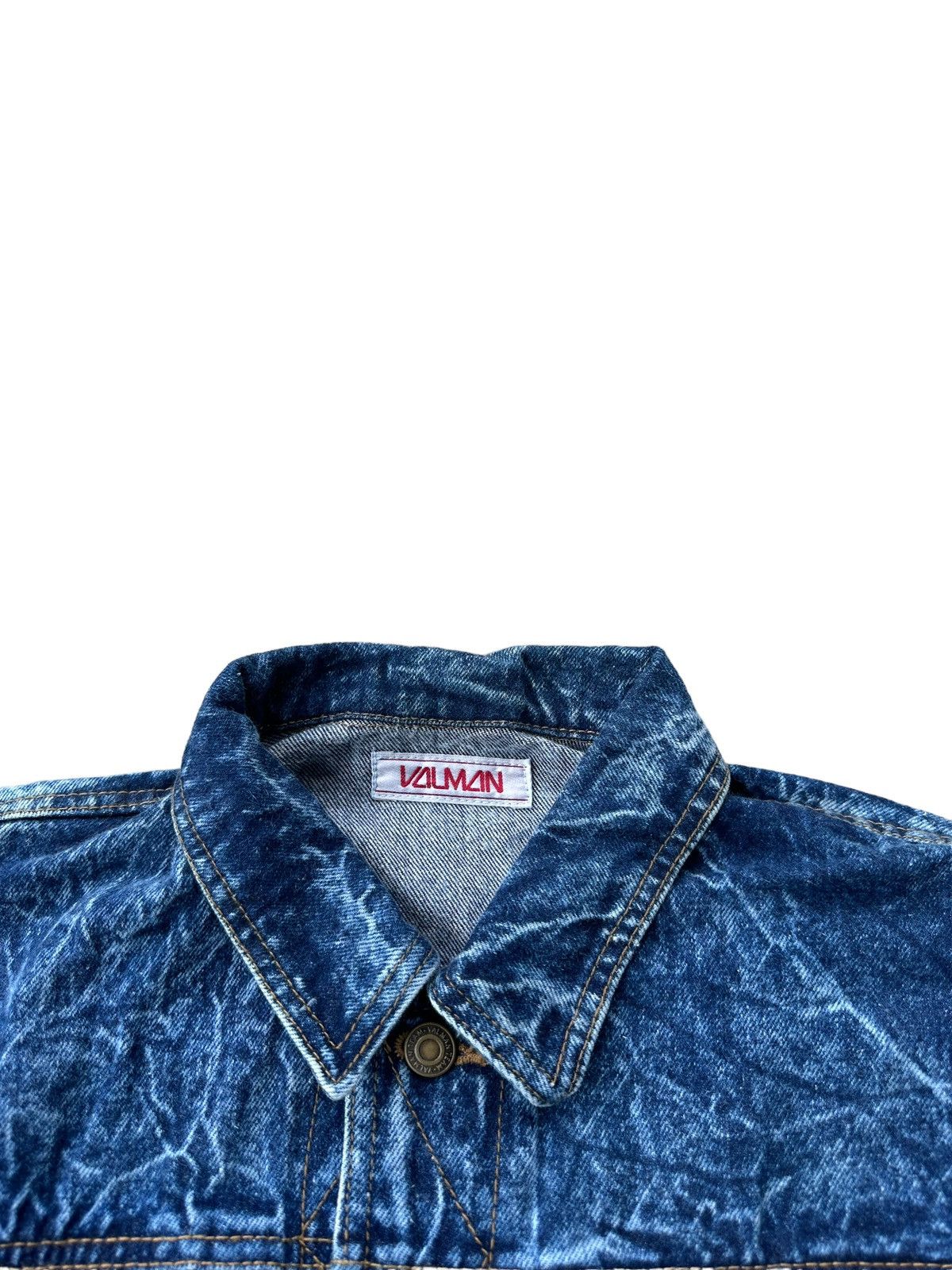 Japanese Brand Rare!! Valman denim jacket Size US L / EU 52-54 / 3 - 2 Thumbnail