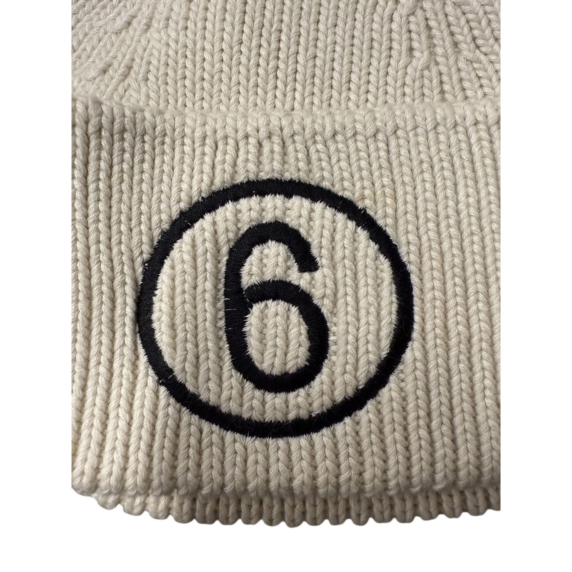 MM6 Maison Margiela MM6 Ribbed Knit Beanie With Embroidered "6" Size ONE SIZE - 5 Thumbnail