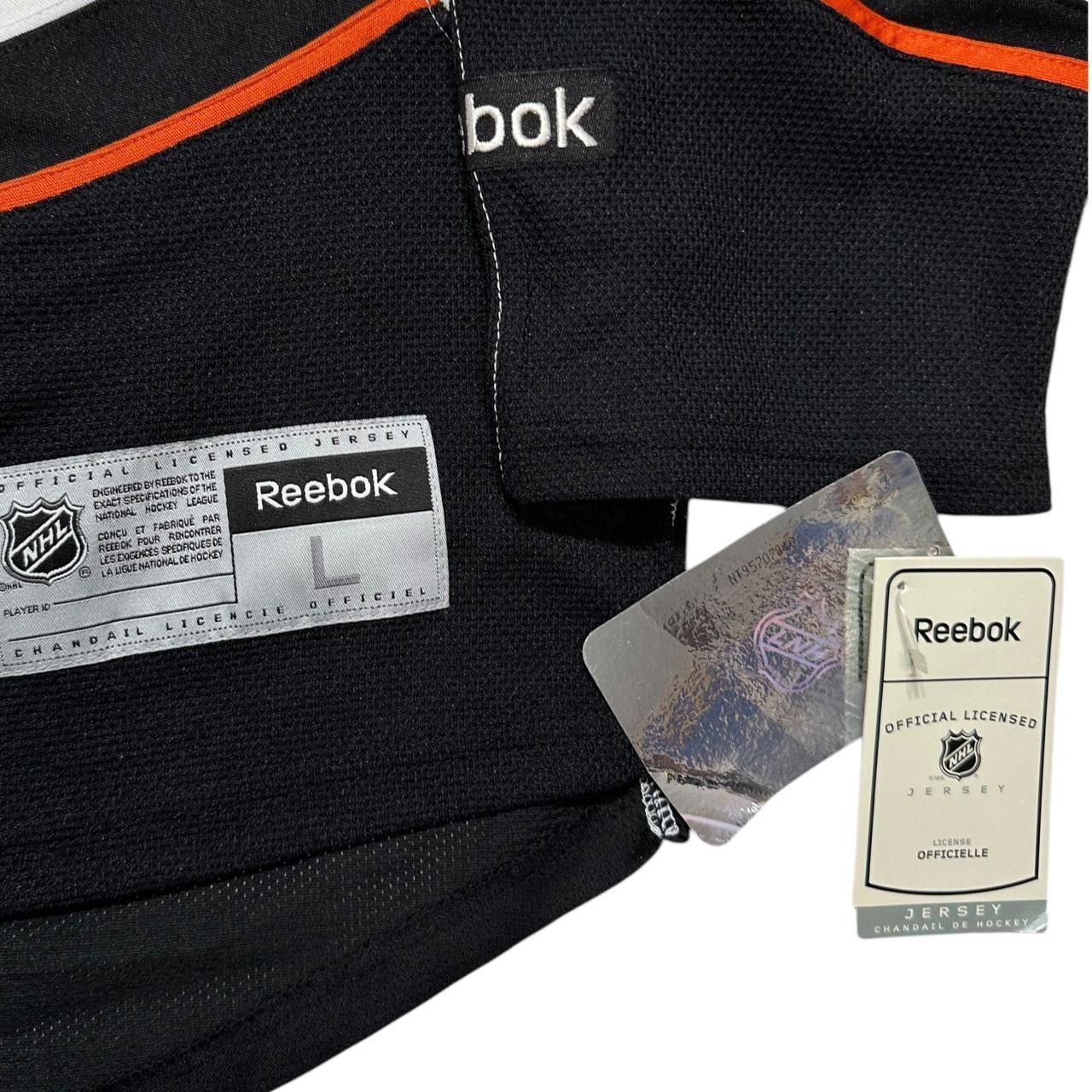 NHL × Reebok × Vintage Anaheim Ducks Reebok Wordmark Road Hockey Jersey Size US L / EU 52-54 / 3 - 5 Thumbnail