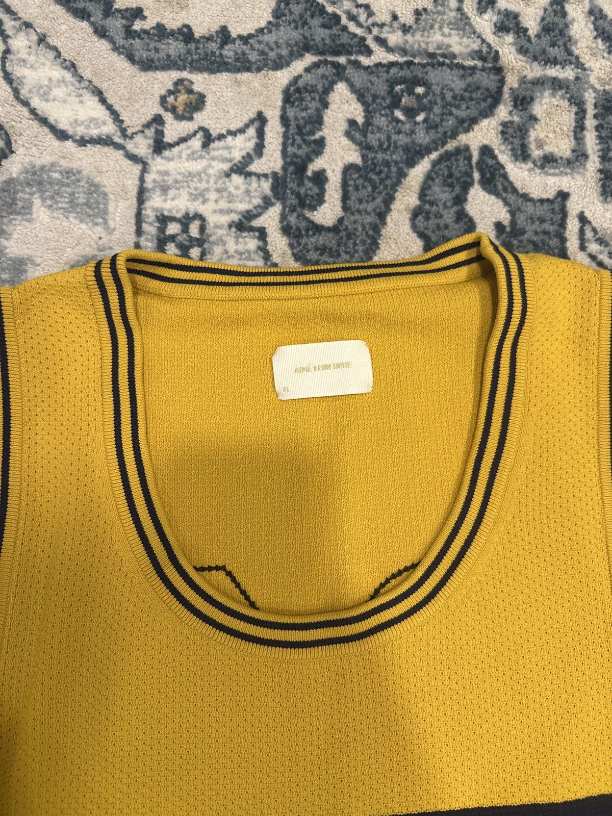 Aime Leon Dore ALD Knit Basketball Jersey Size US XL / EU 56 / 4 - 4 Thumbnail