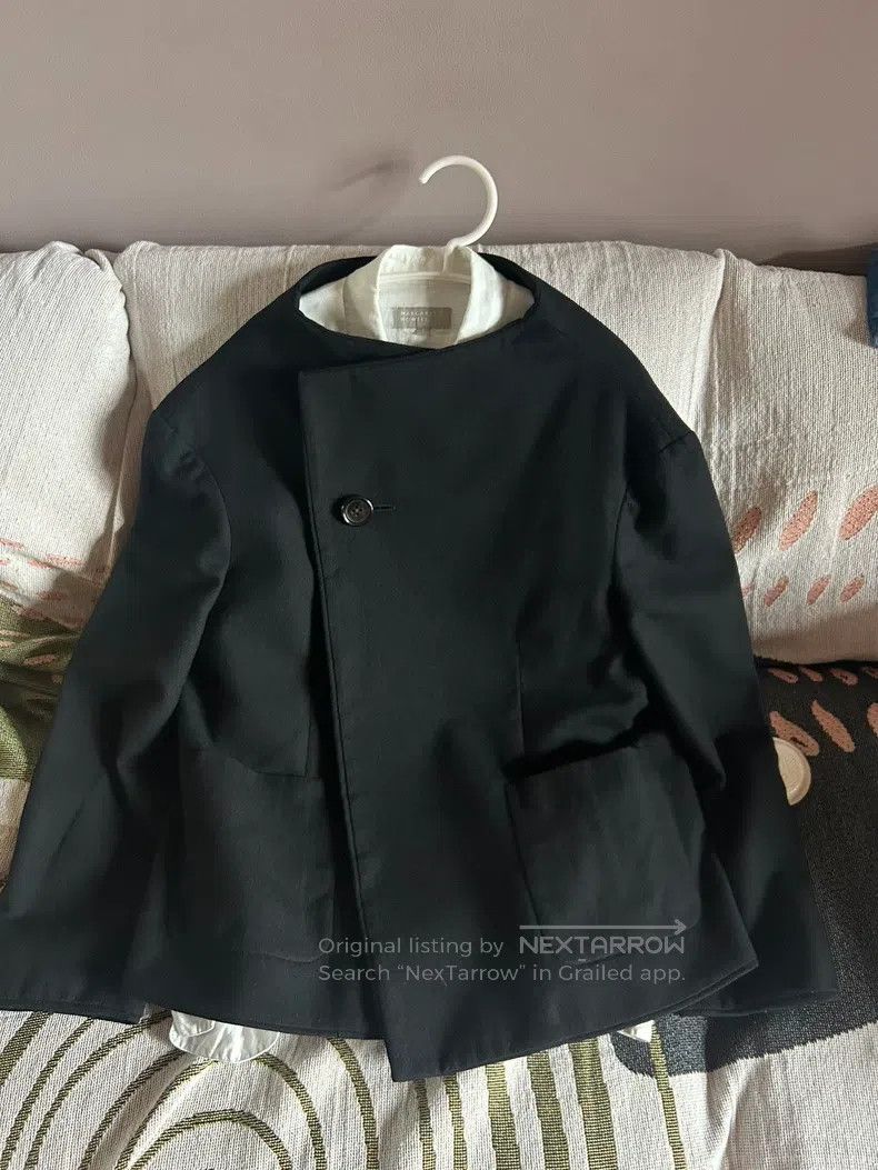 Comme des Garcons Comme Des Garcons Black Classic One-Button Wool Jacket Size M / US 6-8 / IT 42-44 - 6 Thumbnail