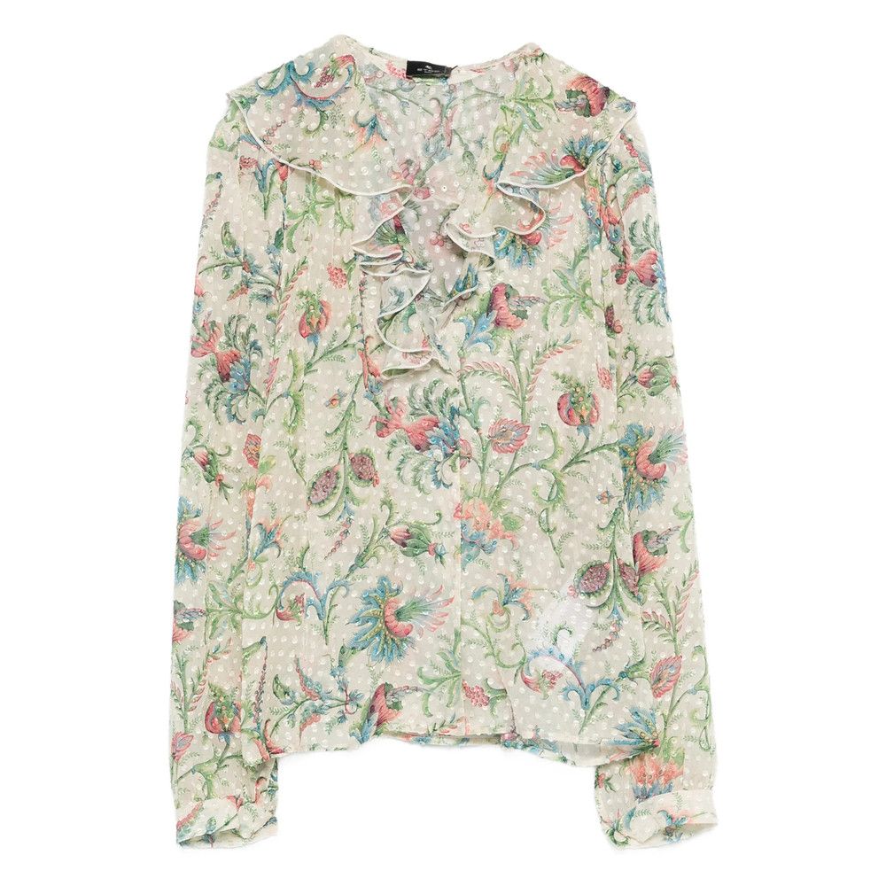 Etro Etro NEUTRALS Tops - Blouses Size M / US 6-8 / IT 42-44 - 1 Thumbnail