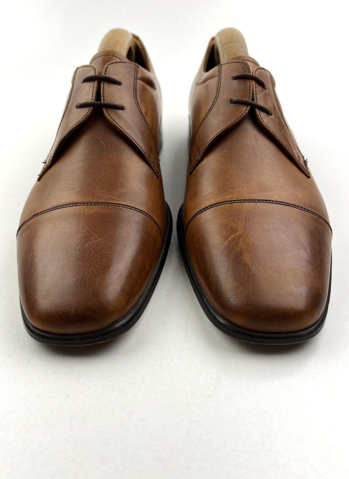 Barker BARKER Derby Leather Shoes Made in England Brown Men’s Size US 8.5 / EU 41-42 - 4 Thumbnail
