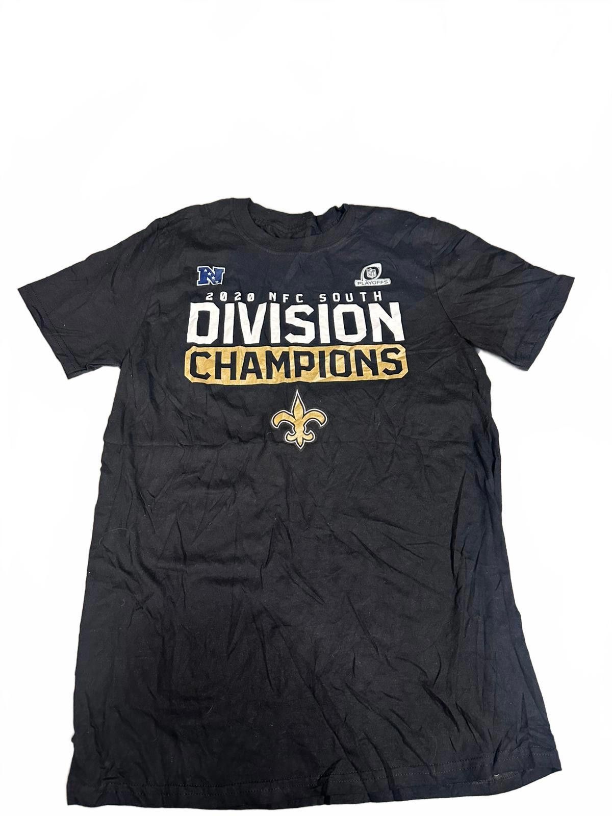 Designer New Orleans Saints 2020 NFC South Division Champions T-Shirt Size US M / EU 48-50 / 2 - 1 Thumbnail