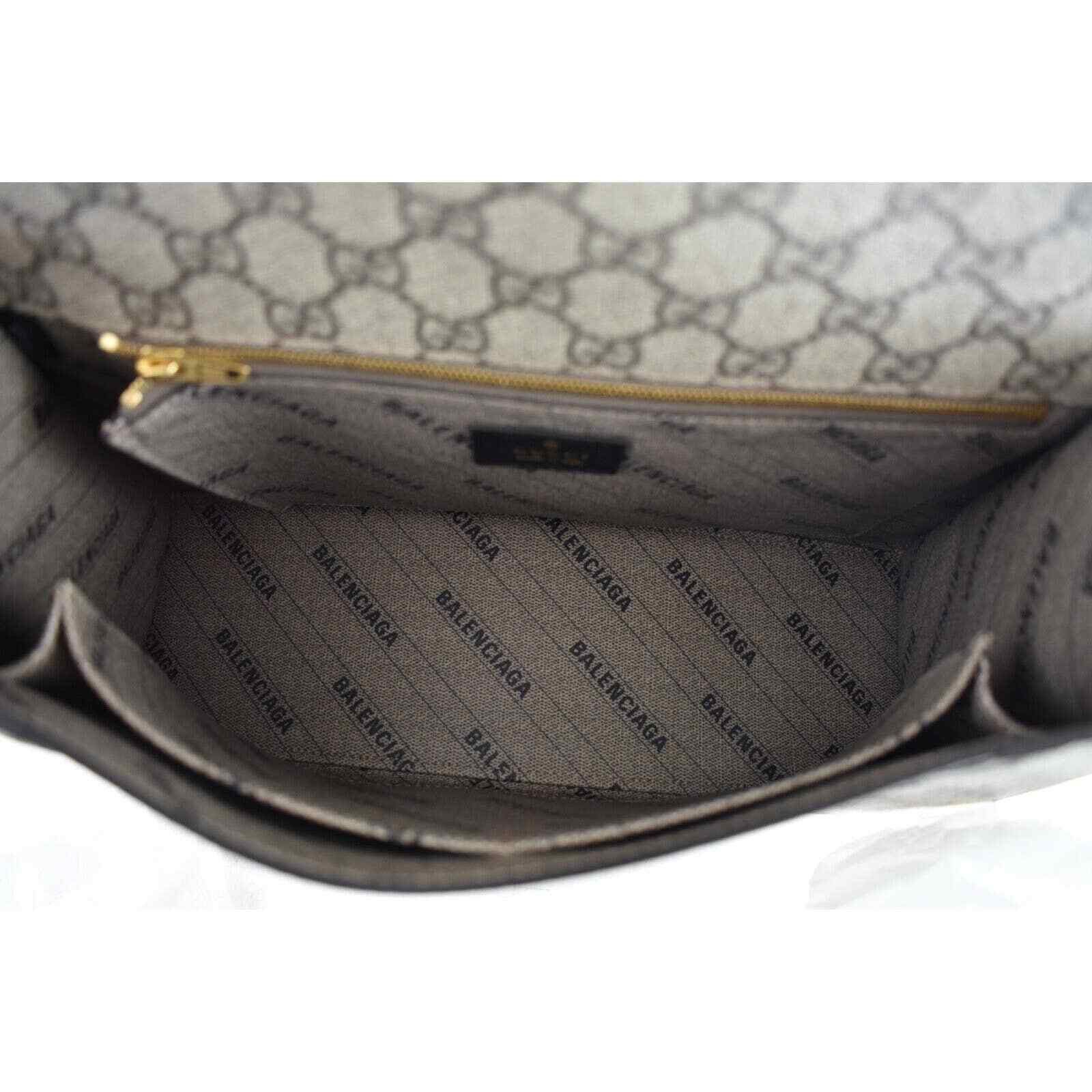 Gucci Gucci X Balenciaga Medium Hourglass Supreme Top Handle Bag Size ONE SIZE - 11 Thumbnail