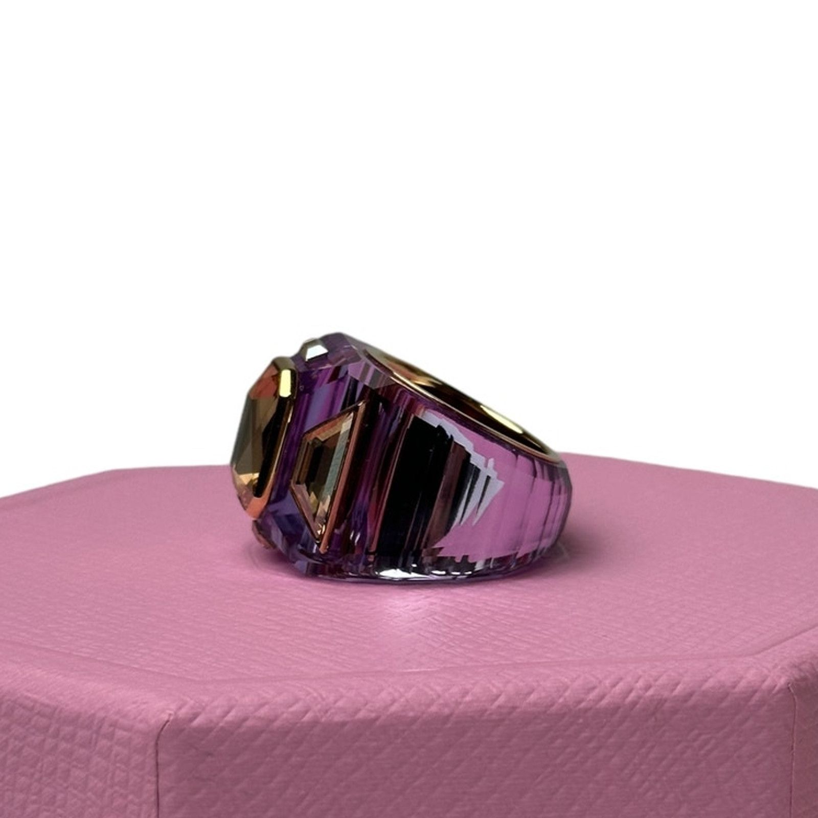 Swarovski Swarovski Chroma cocktail ring Purple, Eur 55 7 USA Size ONE SIZE - 5 Thumbnail