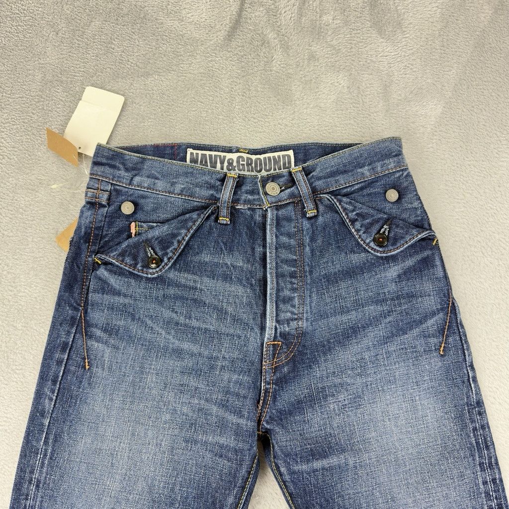 KATO Kato NWT Men's Size 27 W X 29 L Orange Selvedge Button Fly Size US 28 / EU 44 - 8 Thumbnail