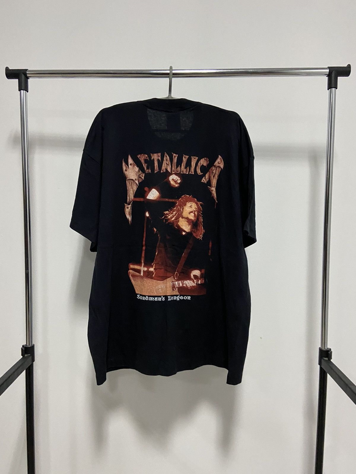 Metallica × Vintage Metallica sandman's dungeon big print rock t shirt vintage Size US XL / EU 56 / 4 - 2 Thumbnail