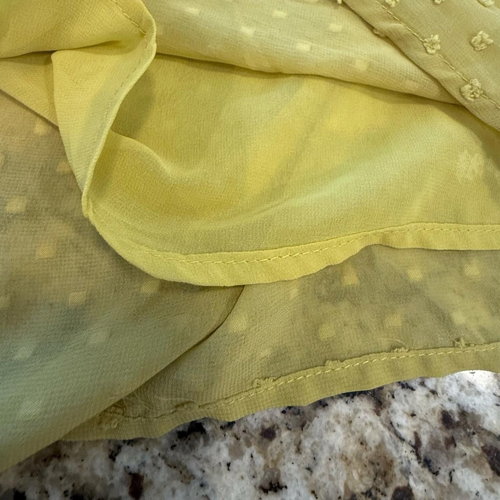 Other Wishlist Apparel mustard yellow Swiss dot sleeveless top M Size M / US 6-8 / IT 42-44 - 9 Thumbnail