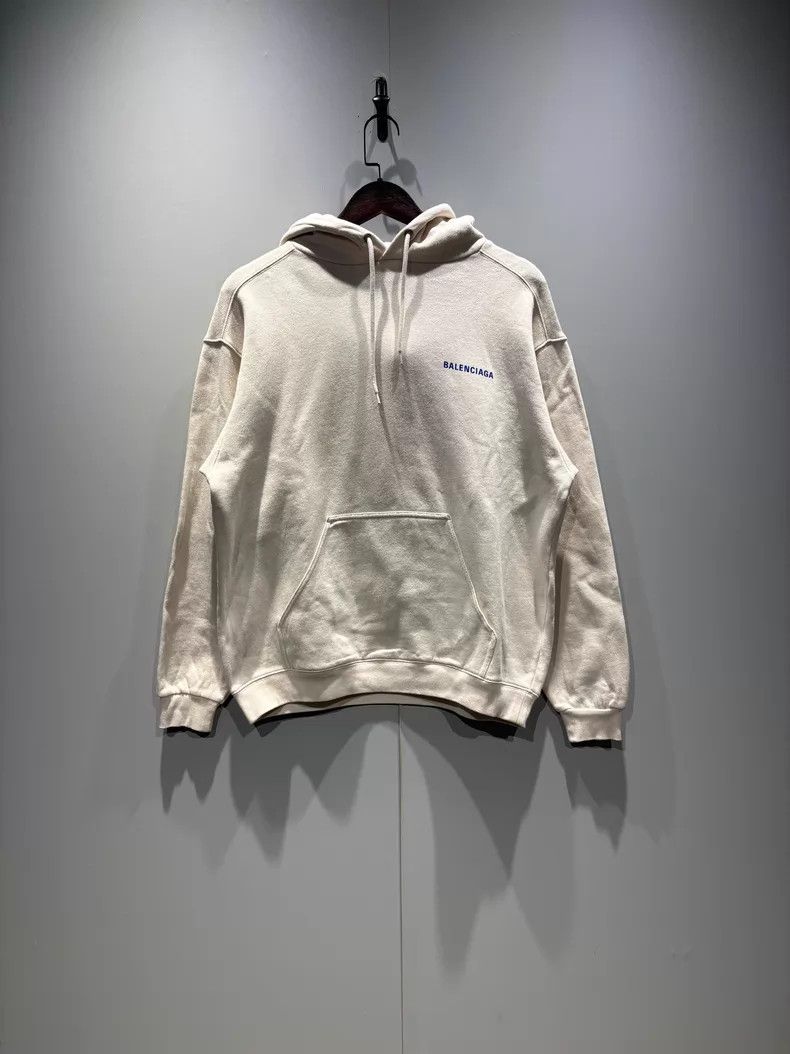 Balenciaga Balenciaga Front and Back Letter Printed Hoodie Size US XXS / EU 40 - 1 Thumbnail