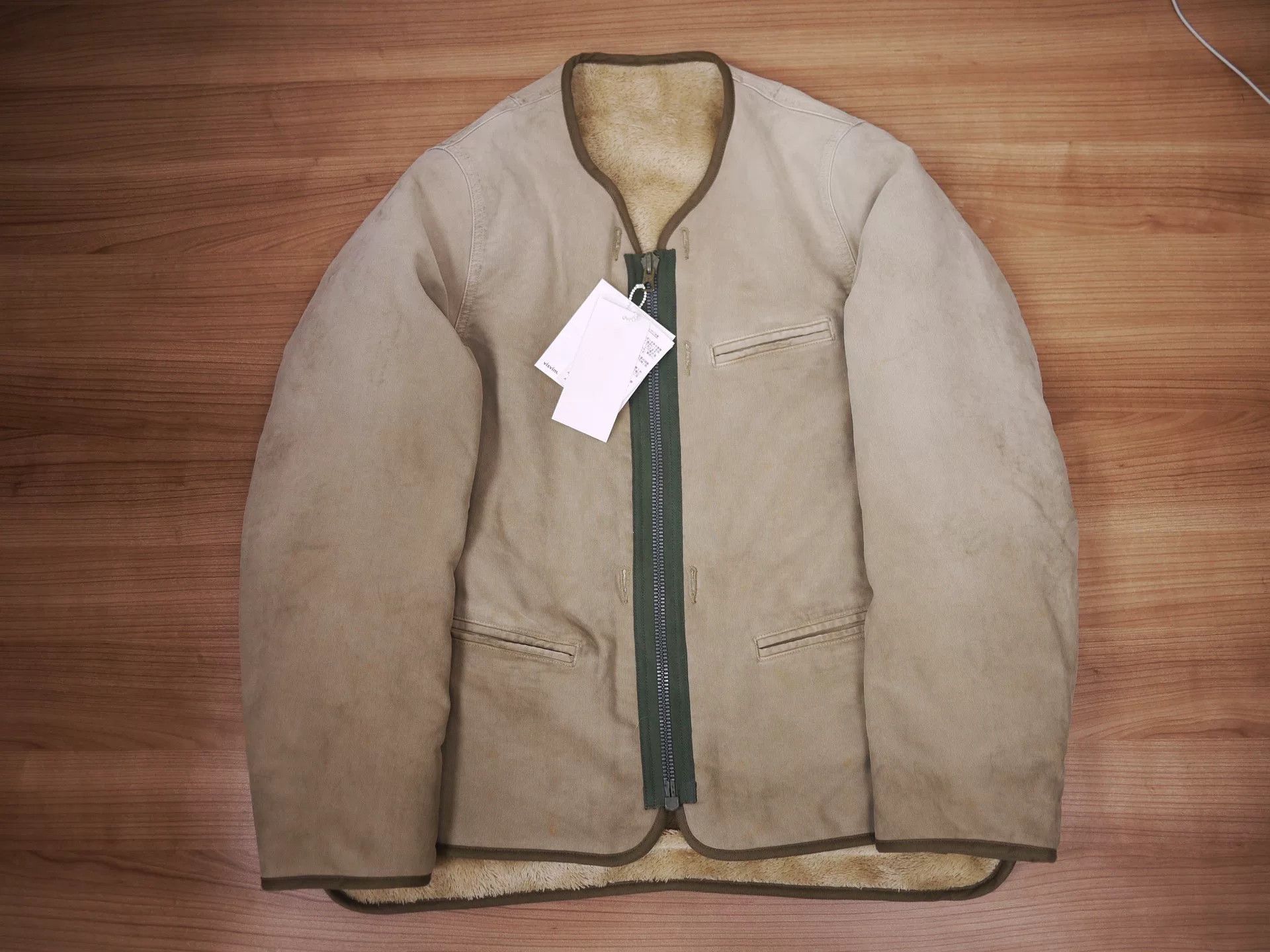 Visvim visvim 22aw c/d liner jacket in beige Size US S / EU 44-46 / 1 - 1 Thumbnail
