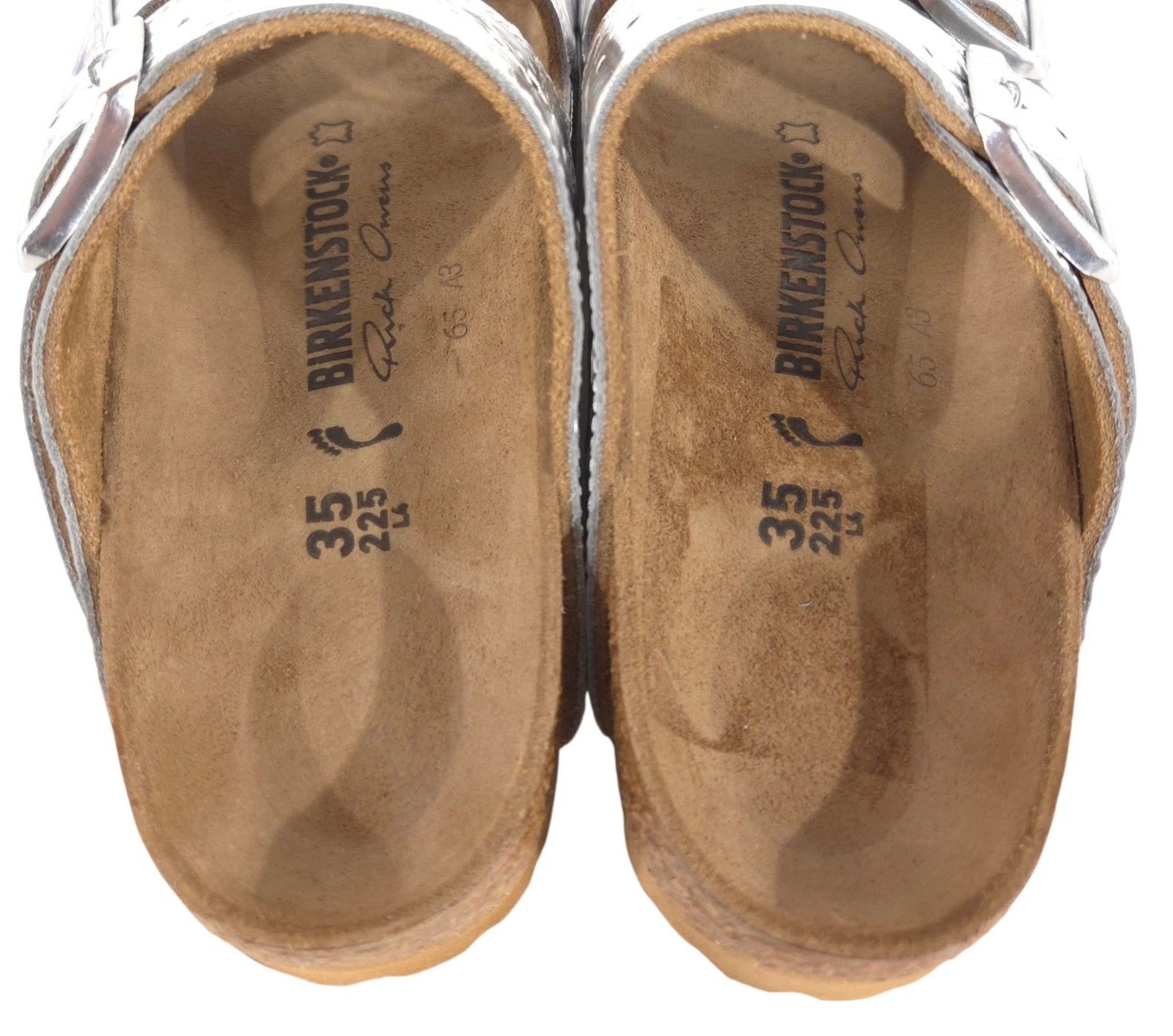 Birkenstock × Rick Owens Birkenstock x Rick Owens Metallic Arizona Sandals US 4 EU 35 Size US 4 / IT 34 - 11 Thumbnail
