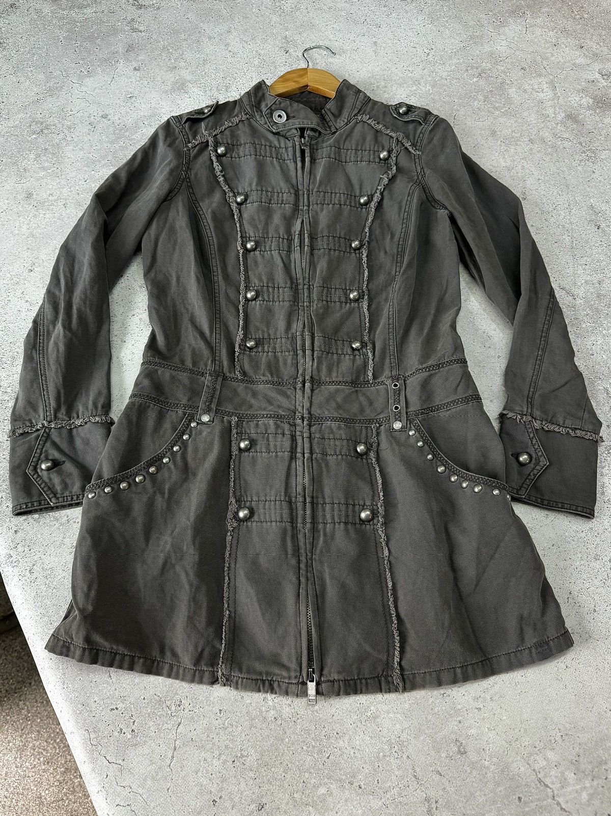 Hedi Slimane Vintage 00s Napoleon Button Military Hussar Jacket Size US M / EU 48-50 / 2 - 7 Thumbnail
