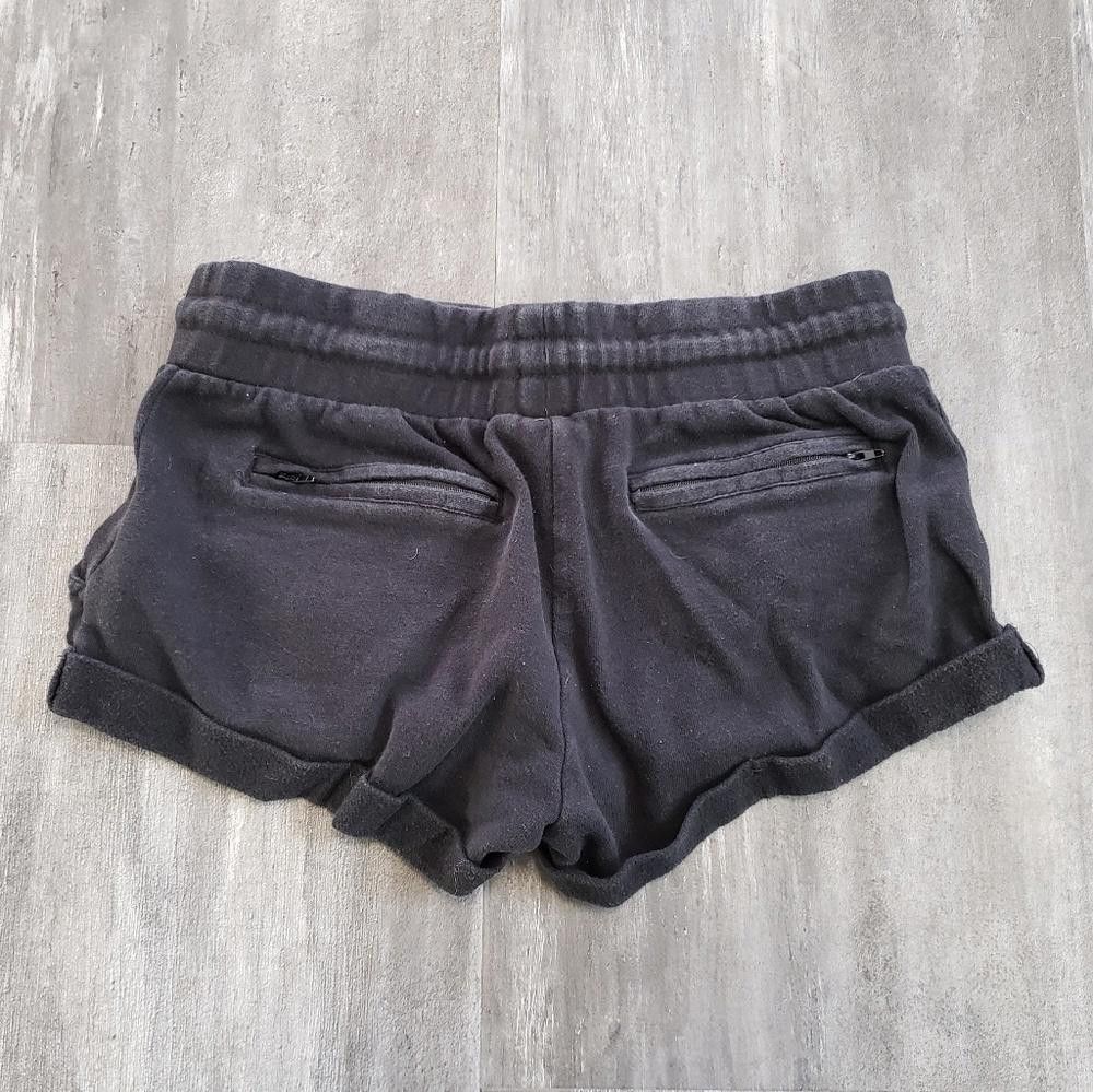 Designer Black LA Hearts Sweat Short Size 28" / US 6 / IT 42 - 2 Thumbnail