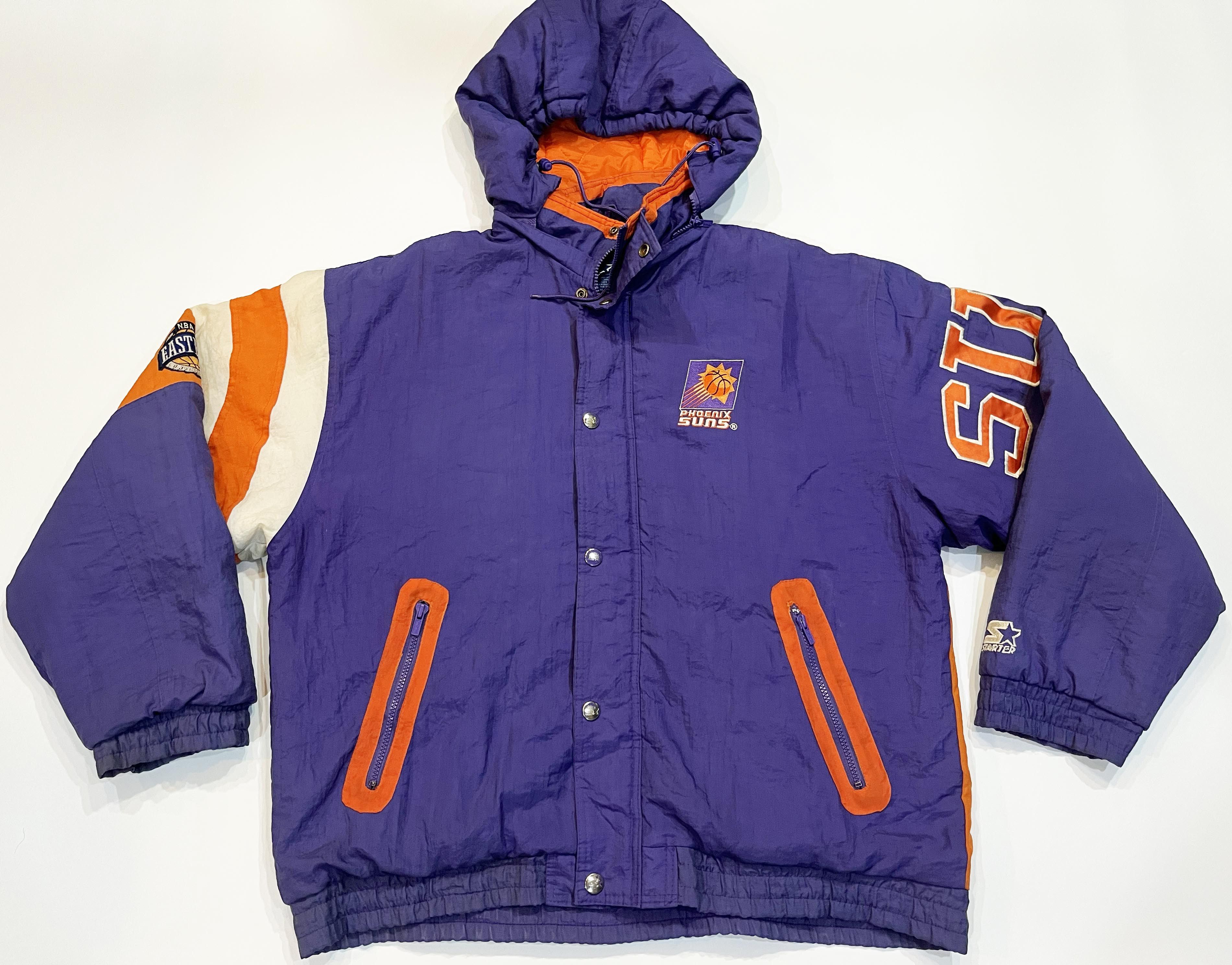 NBA × Starter × Vintage Vintage Starter NBA Phoenix Suns Hoodie Full Zip Jacket Size US L / EU 52-54 / 3 - 1 Thumbnail
