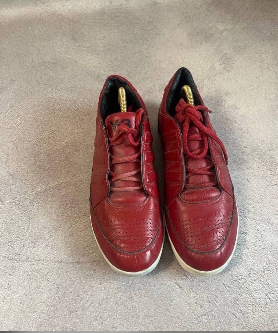 Yohji Yamamoto Y-3 Yohji Yamamoto x Adidas Red Low top Sneakers Size US 10 / EU 43 - 2 Thumbnail