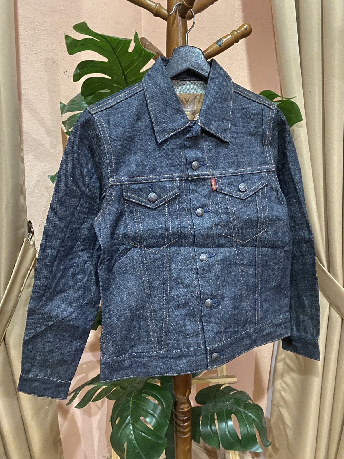 Chevignon Chevignon Vintage Selvedge Denim Jacket French Workwear Size US XXS / EU 40 - 3 Thumbnail