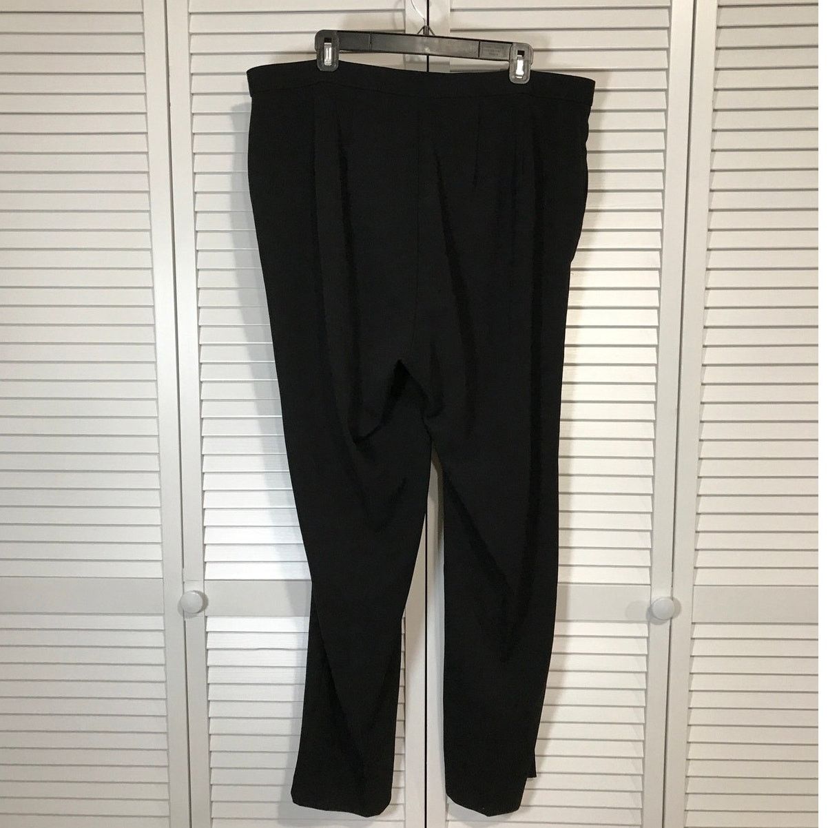 Other Investments II Black Relaxed Fit Office Work Pants 18W Size 39" - 2 Thumbnail