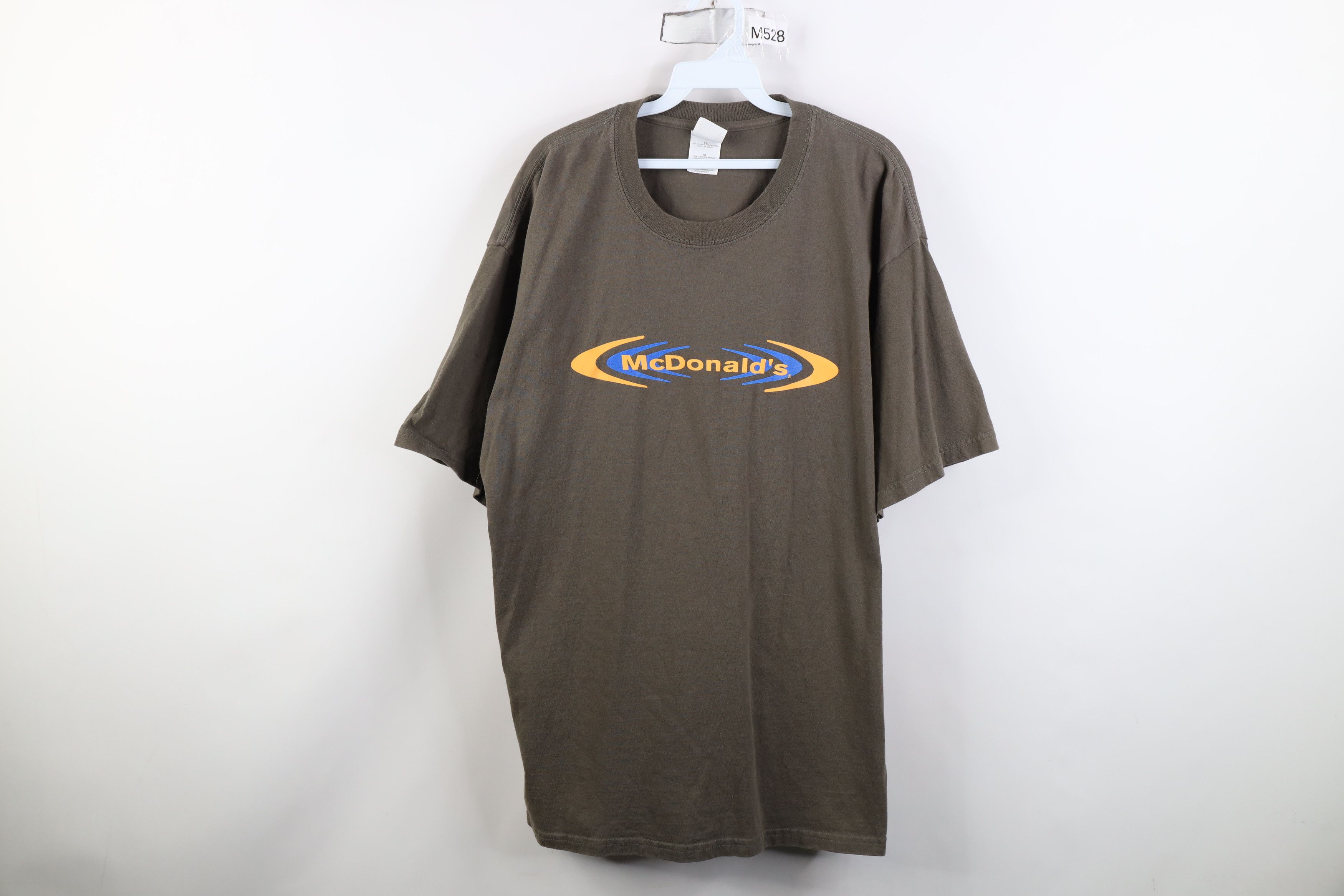 Vintage Vintage 90s Y2K Streetwear Spell McDonalds Fast Food T-Shirt Size US XL / EU 56 / 4 - 1 Thumbnail