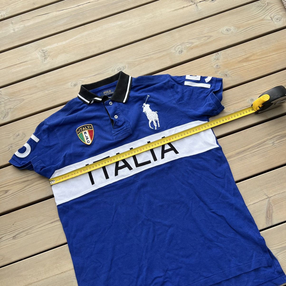 Polo Ralph Lauren Polo Ralph Lauren Rare Big Pony Chief Keef Polo Italia Blue Size US L / EU 52-54 / 3 - 12 Thumbnail