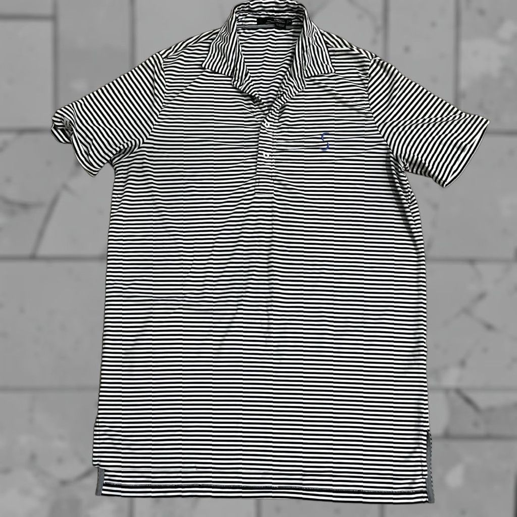 RLX Ralph Lauren RLX Ralph Lauren Performance Polo Shirt Mens Size M Multicolor Striped Golf Size US M / EU 48-50 / 2 - 1 Thumbnail