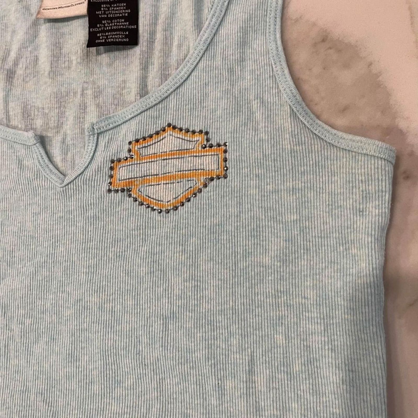Harley Davidson Vintage Harley Davidson y2k Butterfly Sequin TankTop Women M Size M / US 6-8 / IT 42-44 - 2 Thumbnail