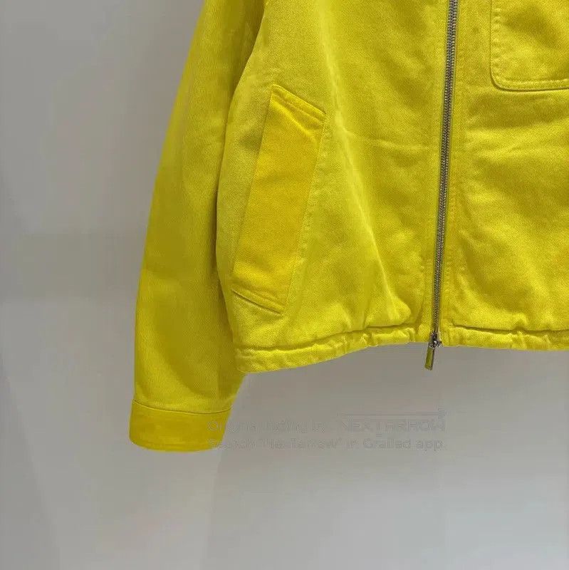 Dior Dior Yellow Cotton Logo Long Sleeve Jacket . Size US M / EU 48-50 / 2 - 9 Thumbnail
