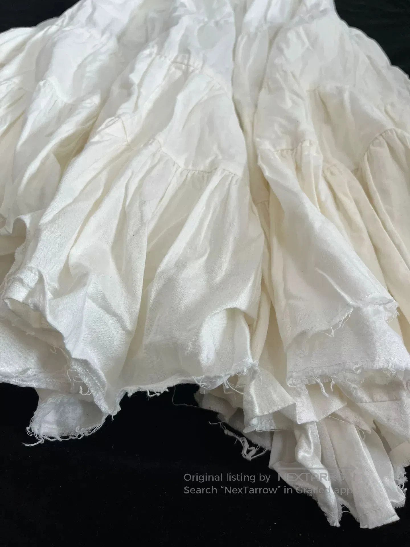 Rei Kawakubo Comme des Garçons 2006SS White Puff Skirt. Size 37" - 6 Thumbnail