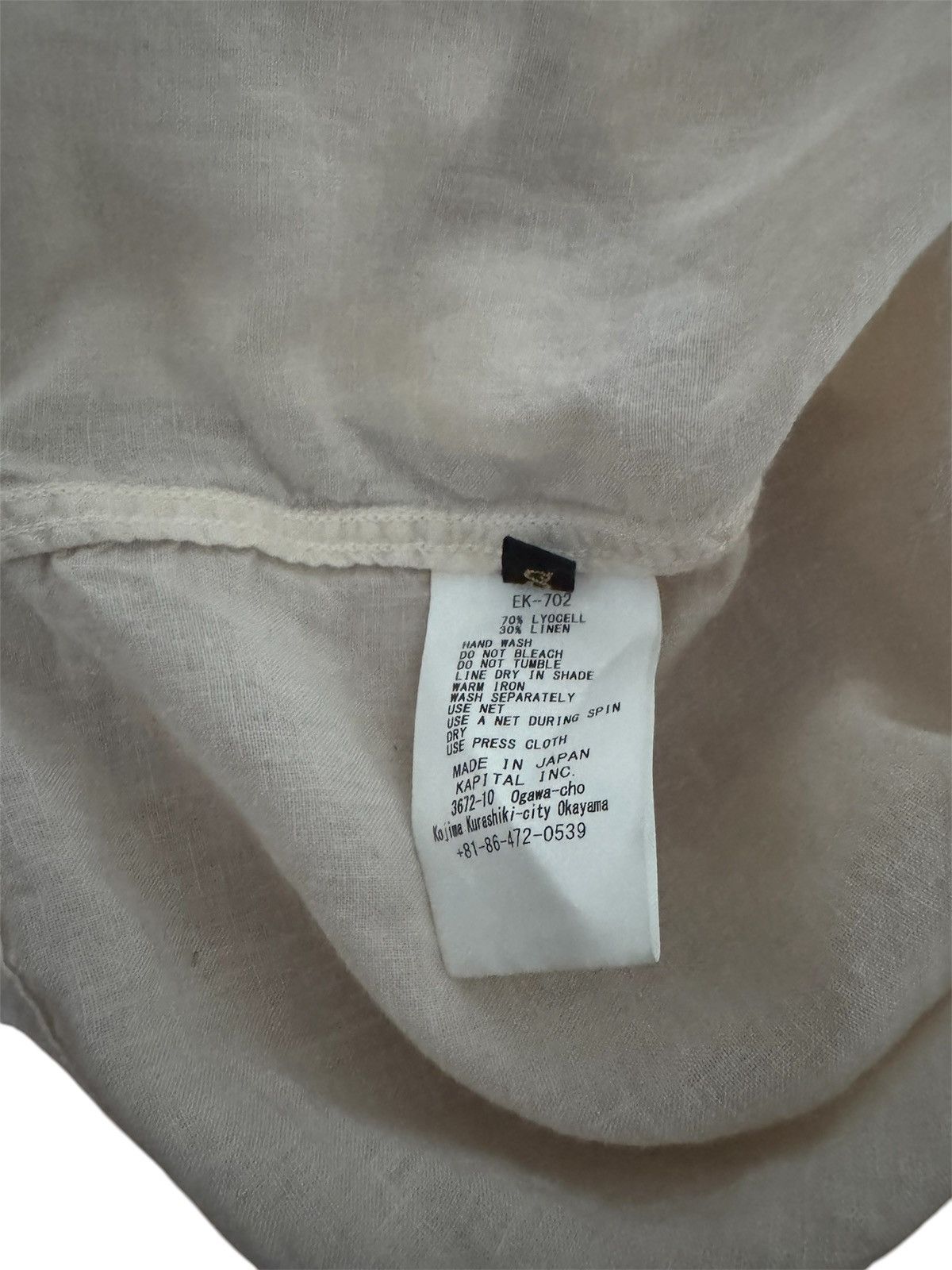 Kapital Linen Kapital pockets shirt Size US L / EU 52-54 / 3 - 7 Thumbnail