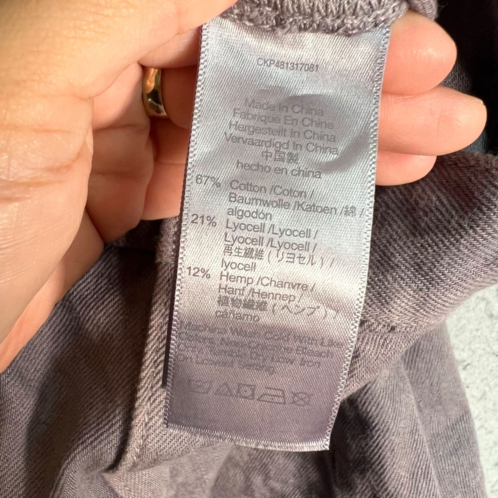 Madewell VINTAGE Madewell Womens Purple Mini Skirt 31 Cotton Lyocell Hemp Blend Skirt Womens Adult 31 Purple Mini Size 24" / US 00 / IT 34 - 4 Thumbnail