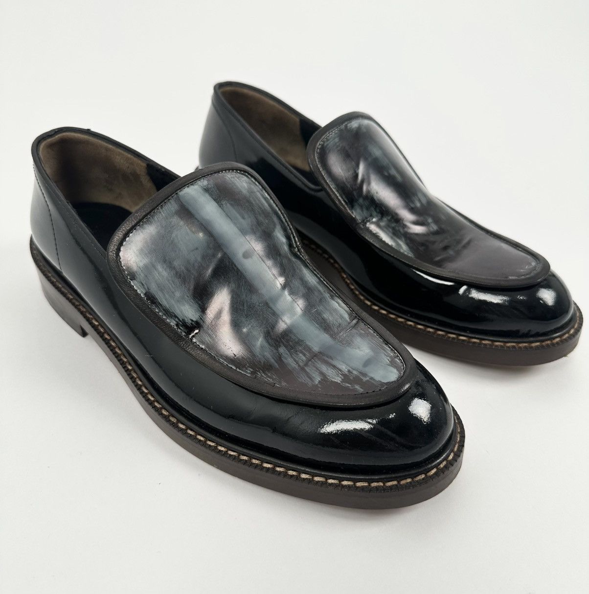 Marni - Abstract Patent Leather Loafers