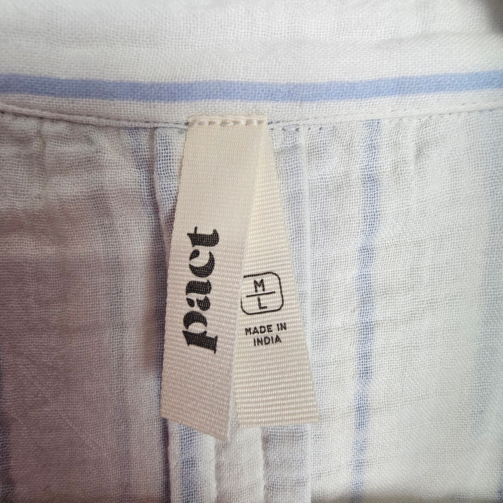 PACCBET Pact Atlantic Stripe Double Gauze Oversized Shirt M/L Size L / US 10 / IT 46 - 6 Thumbnail