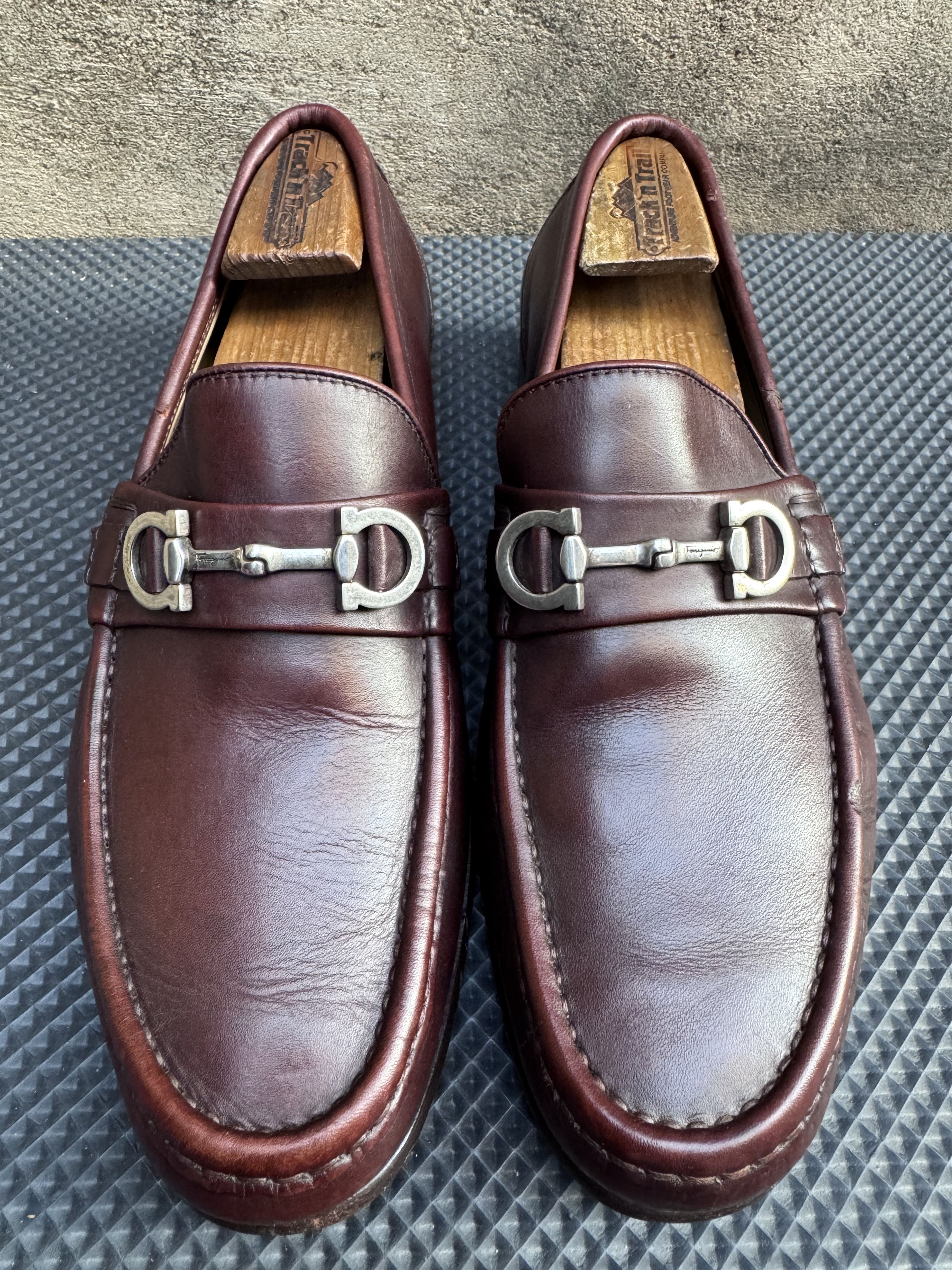 Salvatore Ferragamo Salvatore Ferragamo Gancini Bit Luxury Brown Size US 9.5 / EU 42-43 - 7 Thumbnail