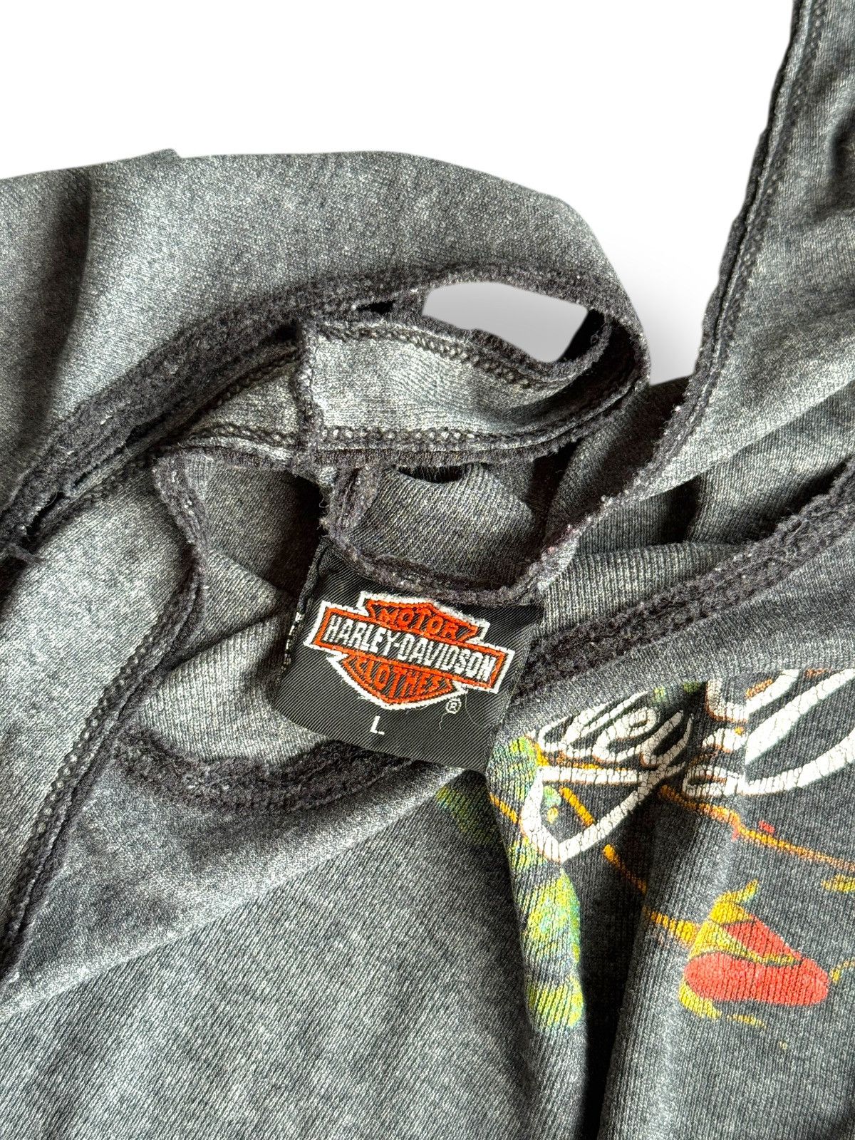 Harley Davidson × Vintage *RARE* VINTAGE 1990 90s 3D EMBLEM HARLEY DAVIDSON TANK TOP Size L / US 10 / IT 46 - 4 Thumbnail