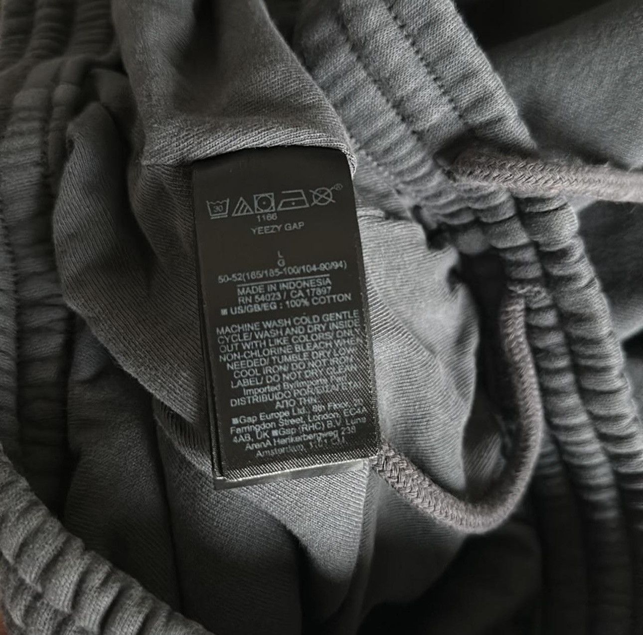 Balenciaga × Gap × Kanye West Yeezy Gap Wide Leg Double Layer Sweatpants Large Size US 34 / EU 50 - 7 Thumbnail