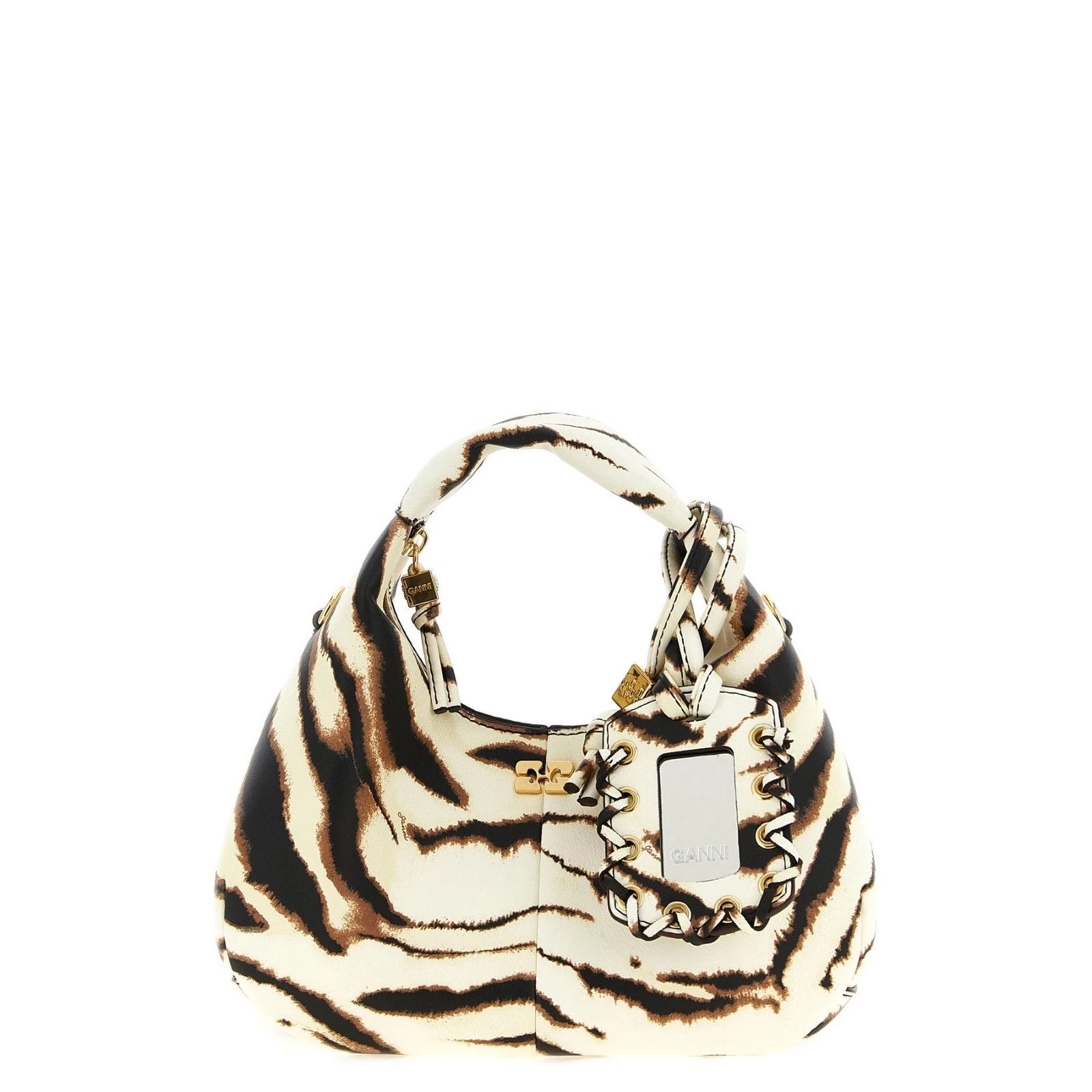 Ganni GANNI Mini Hobo Zebra Handbag New & Authentic Size ONE SIZE - 1 Thumbnail
