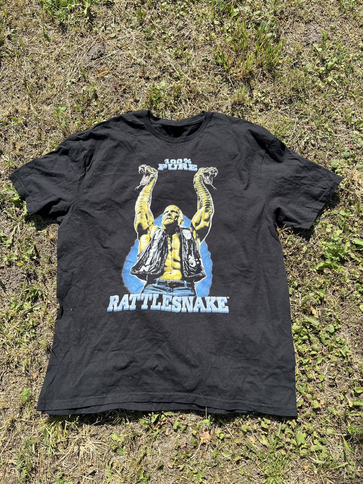 WWF Vintage Stone Cold T Shirts RATTLESNAKE WWE WWF Size US XL / EU 56 / 4 - 1 Thumbnail