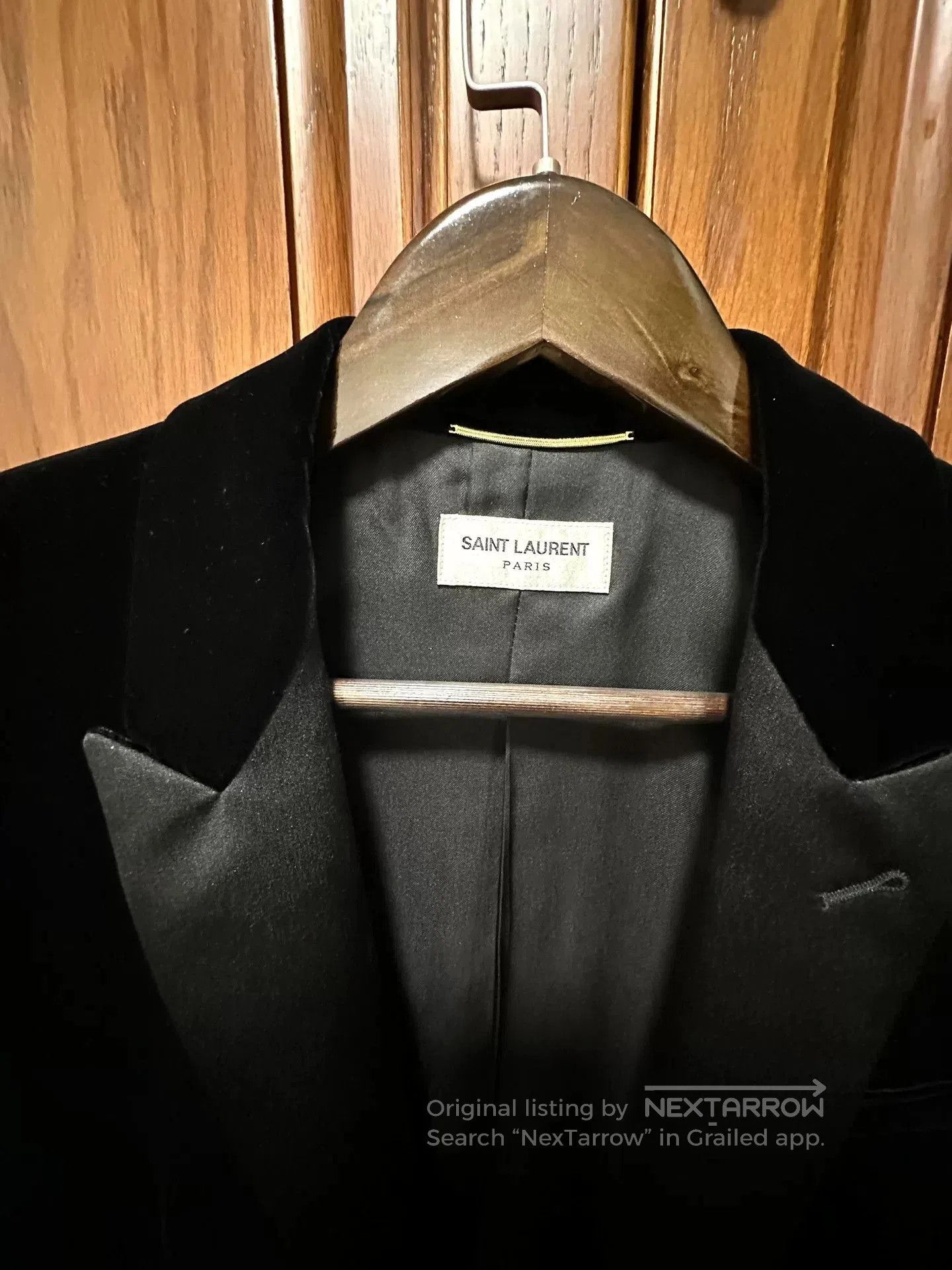 Saint Laurent Paris Saint Laurent Black Velvet Blazer. Size XS / US 0-2 / IT 36-38 - 2 Thumbnail