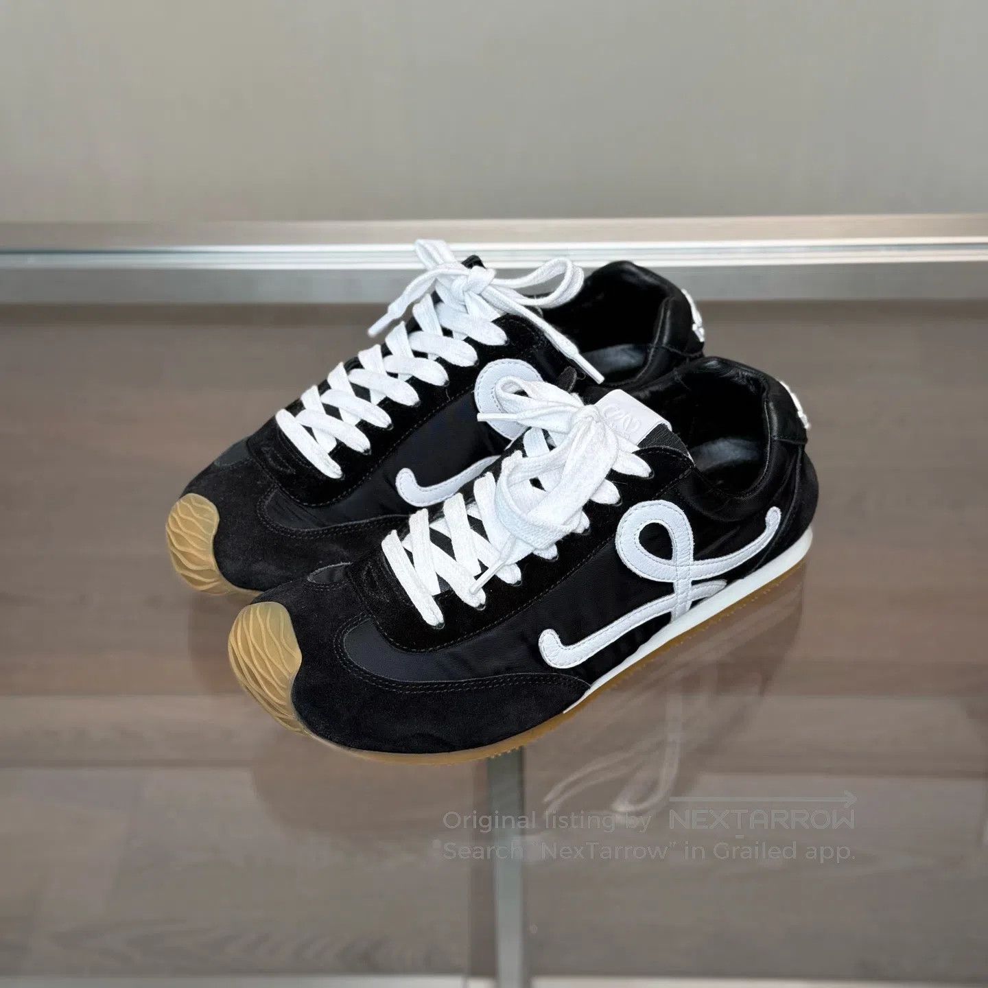 Loewe Loewe Ballet Runner 2.0 Black Training Shoes Size US 6.5 / IT 36.5 - 1 Thumbnail