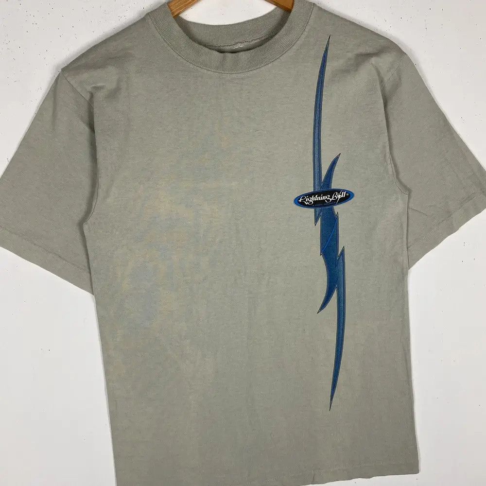 Lightning Bolt Vintage 90's LIGHTNING BOLT A Pure Source Sunfaded Surf Tee Size US S / EU 44-46 / 1 - 3 Thumbnail
