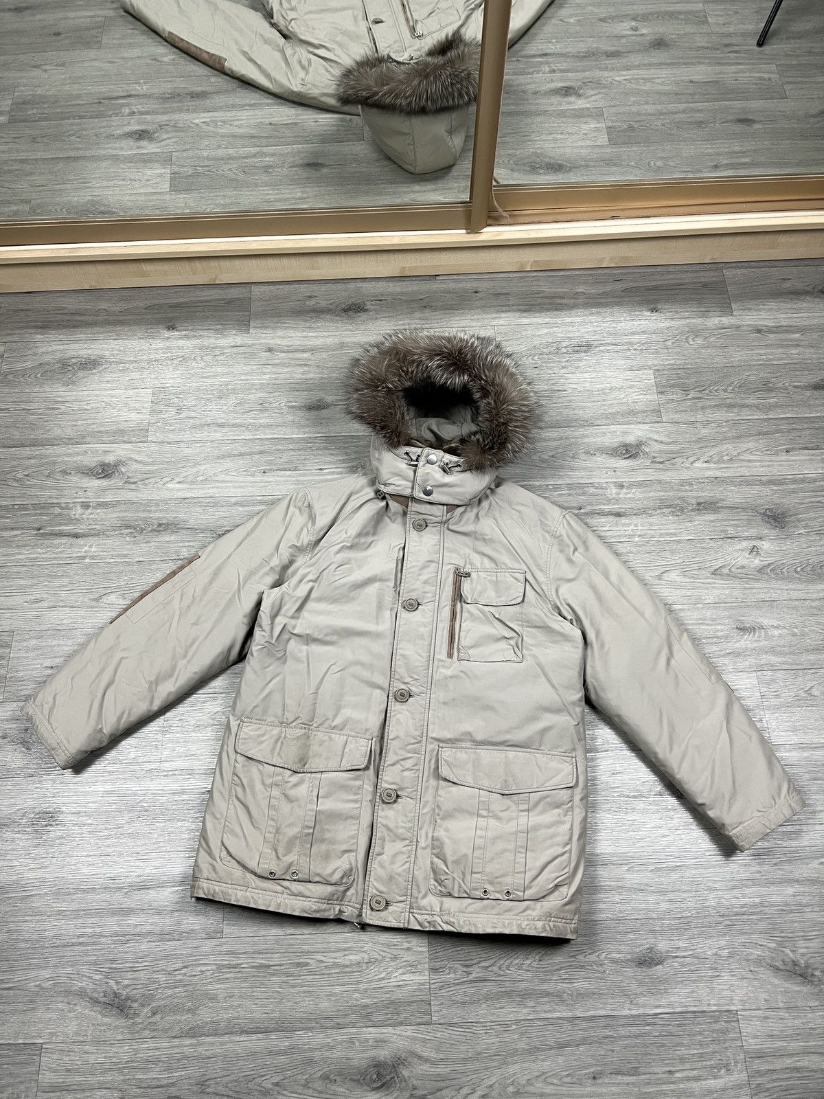 Bogner Bogner jacket down parka Natural fur men’s Size L Size US M / EU 48-50 / 2 - 1 Thumbnail