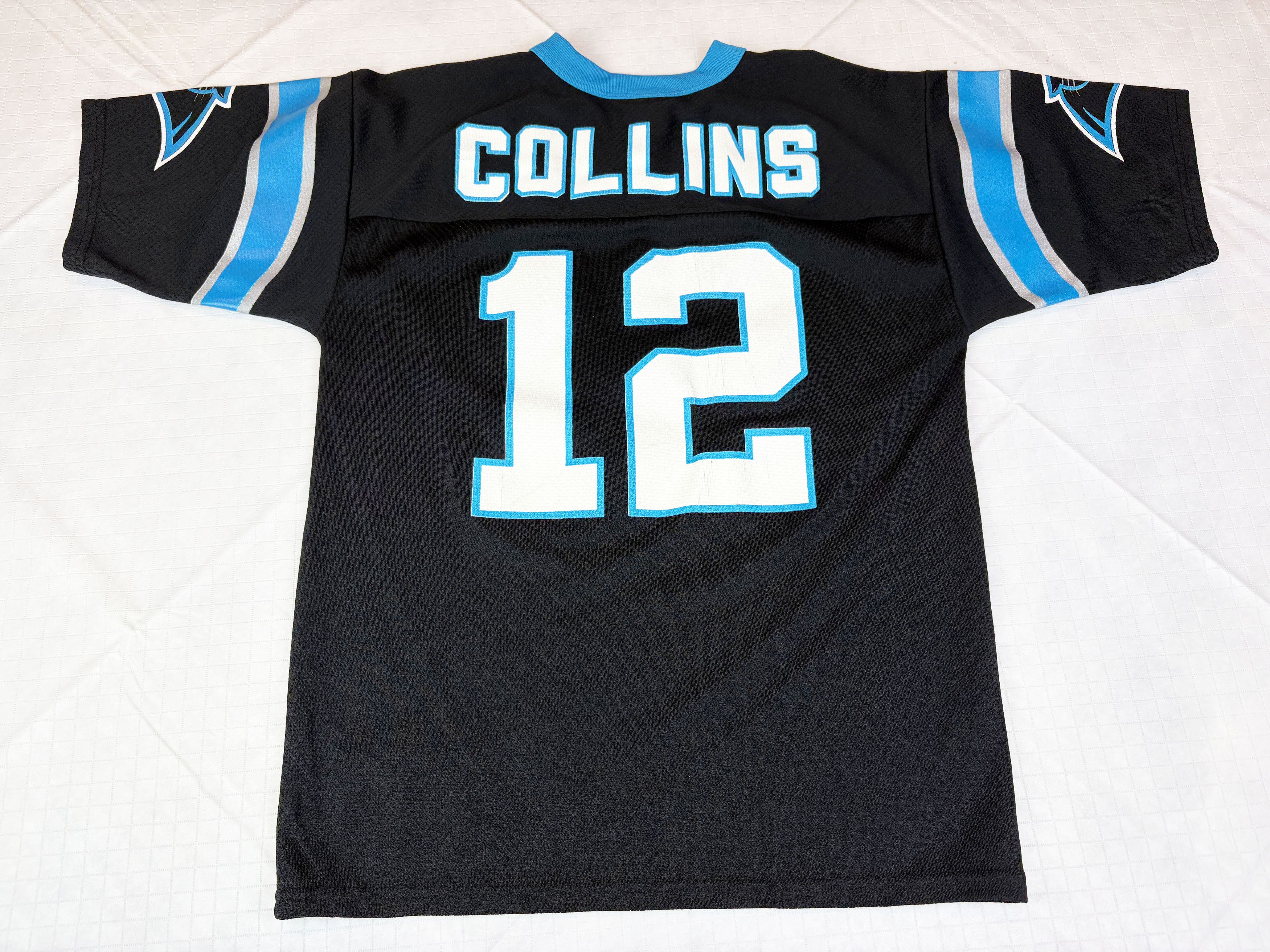 NFL Logo 7 Carolina Panthers Kerry Collins #12 NFL Jersey Size US L / EU 52-54 / 3 - 9 Thumbnail