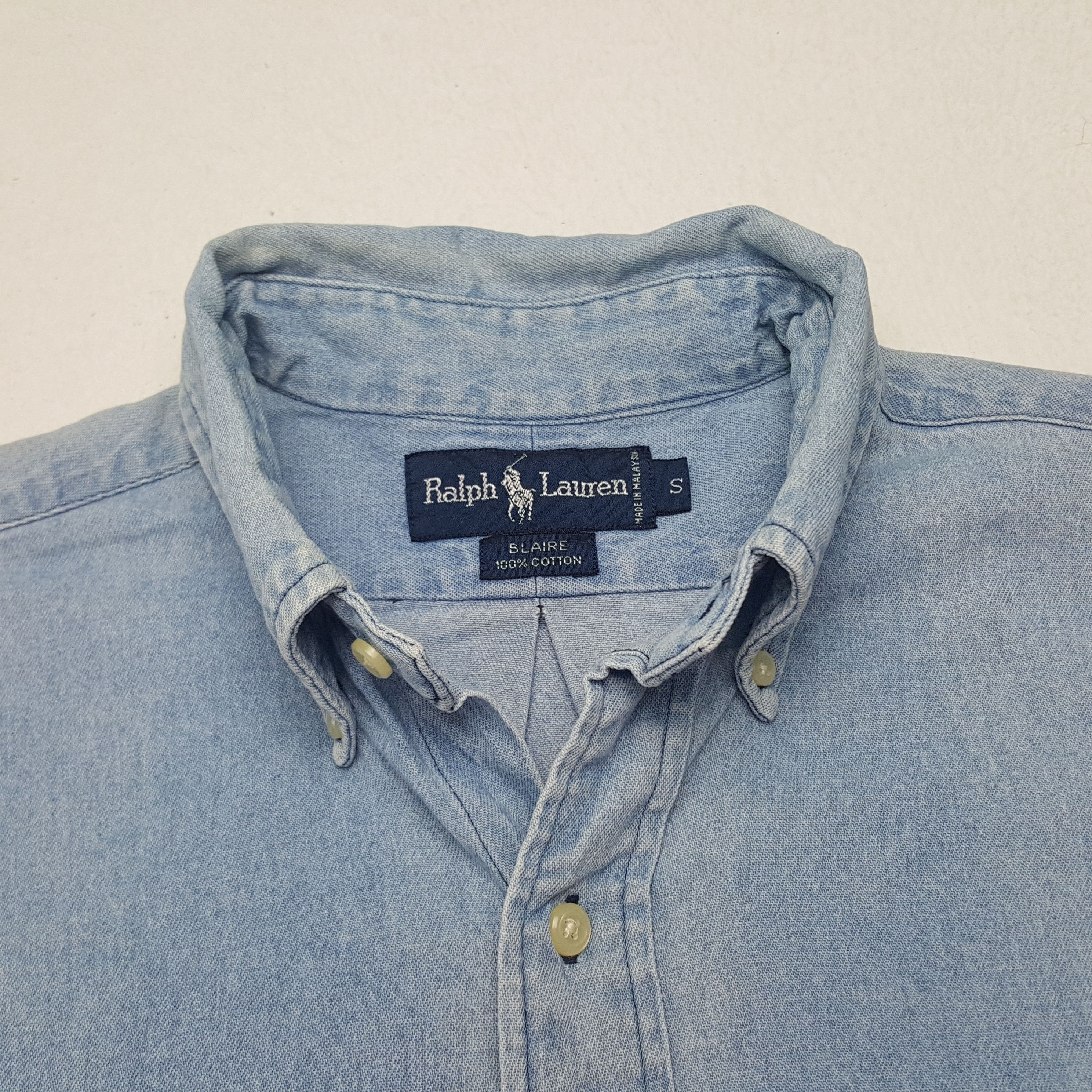 Polo Ralph Lauren × Vintage Vintage Polo by Ralph Lauren Luxury Brand Shirt Button Up Size US XL / EU 56 / 4 - 4 Thumbnail
