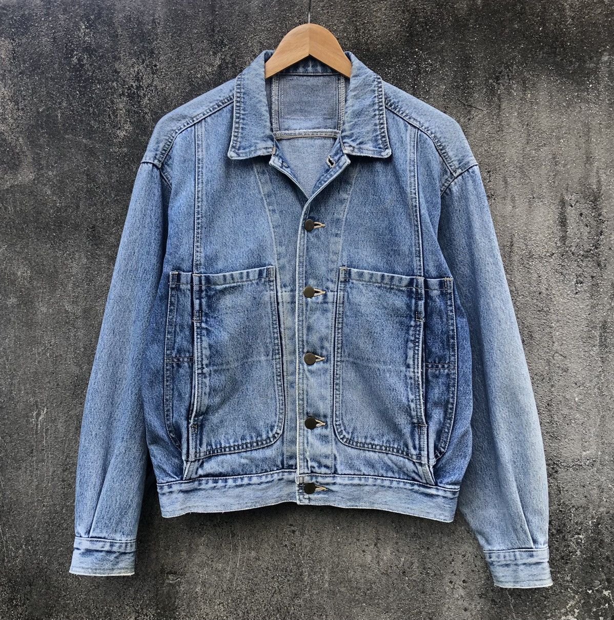 Vintage Vintage 80s / 90s Trucker Denim Jacket Size US M / EU 48-50 / 2 - 2 Thumbnail