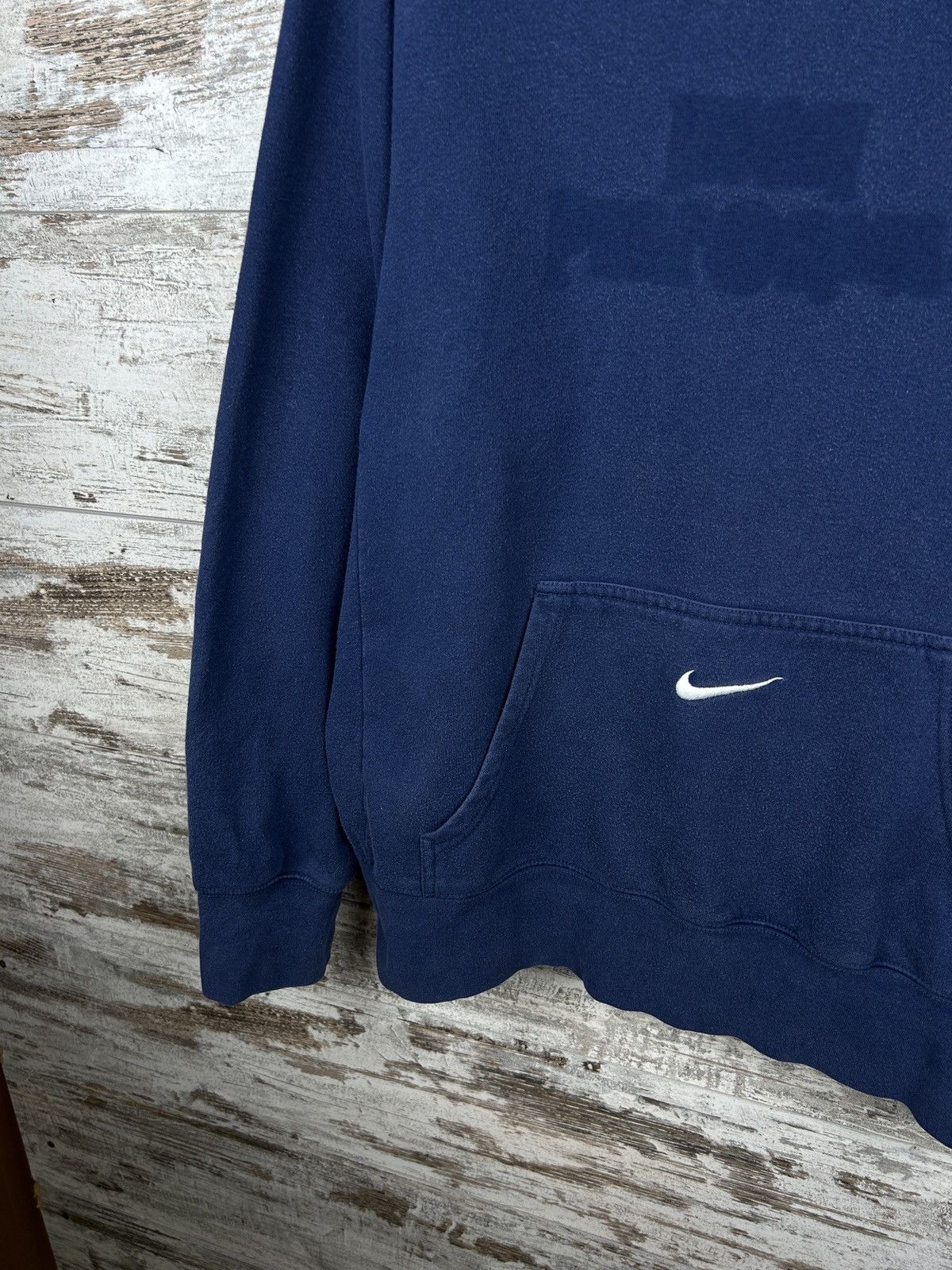Nike Mens Vintage Nike centre swoosh hoodie y2k rare basic crazy Size US L / EU 52-54 / 3 - 3 Thumbnail