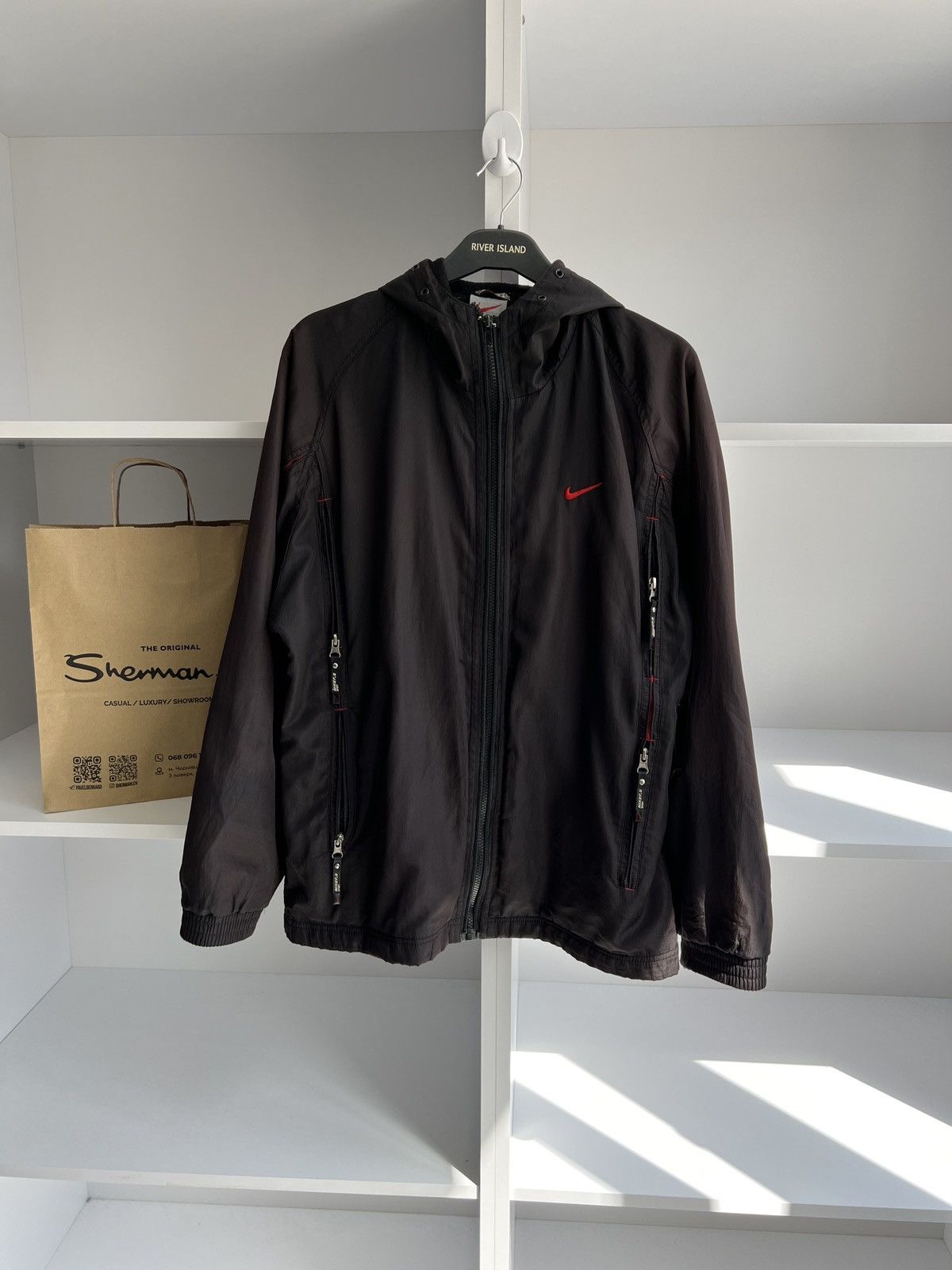 Nike × Vintage Vintage Nike Jacket 90s style Size US L / EU 52-54 / 3 - 1 Thumbnail
